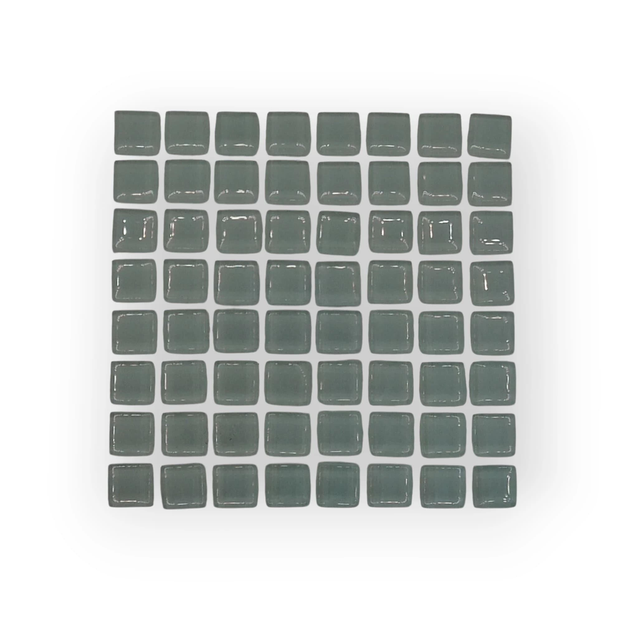 10x10 Sheet of Small White mosaic tiles