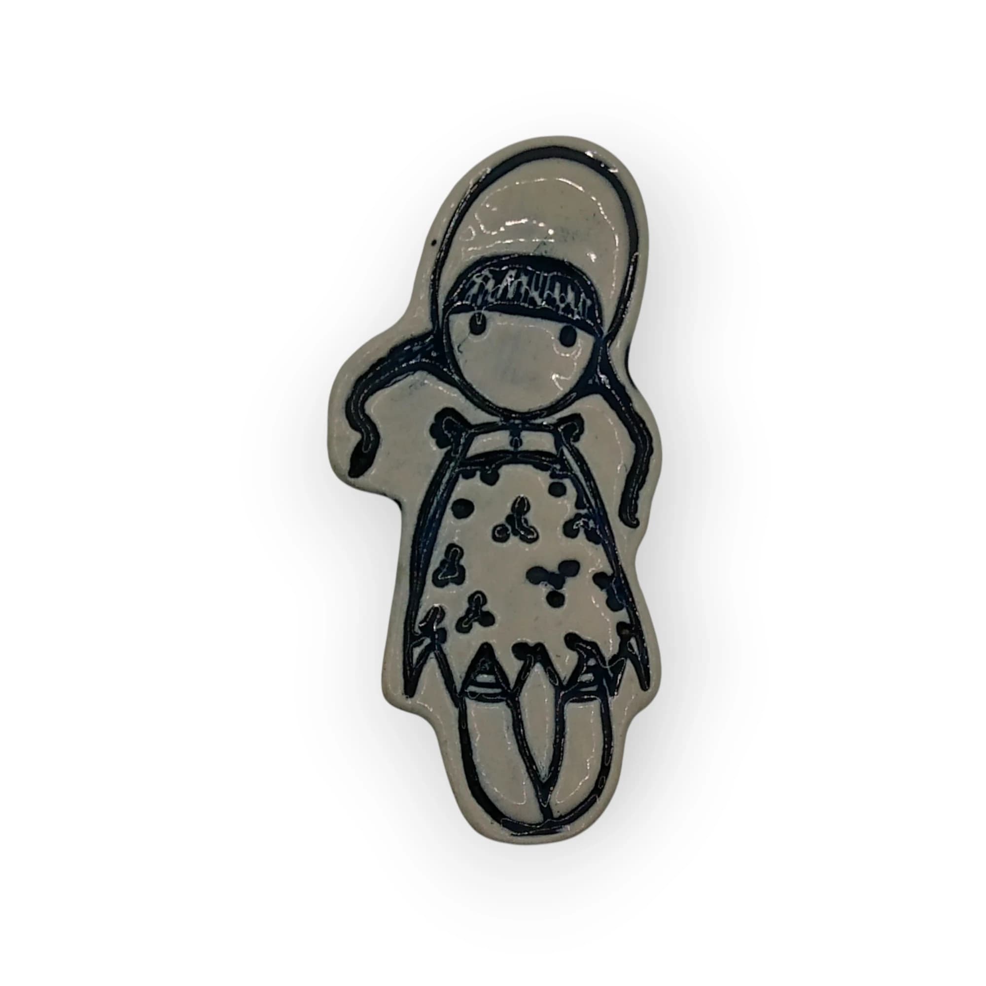 Pottery Glazed Kewpie Doll