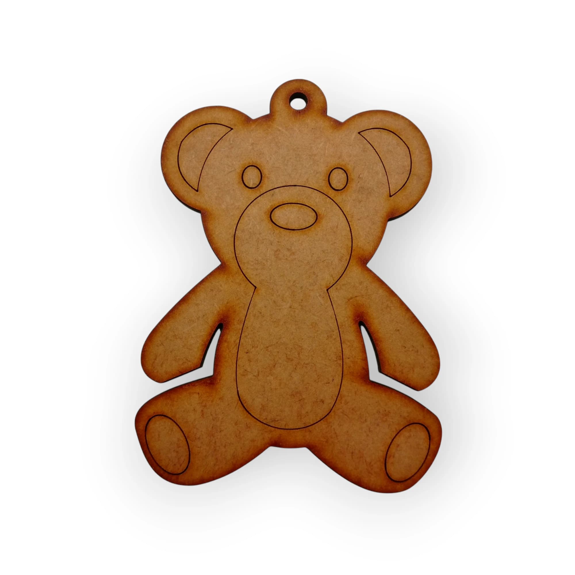 Wood Medium Serious Teddy