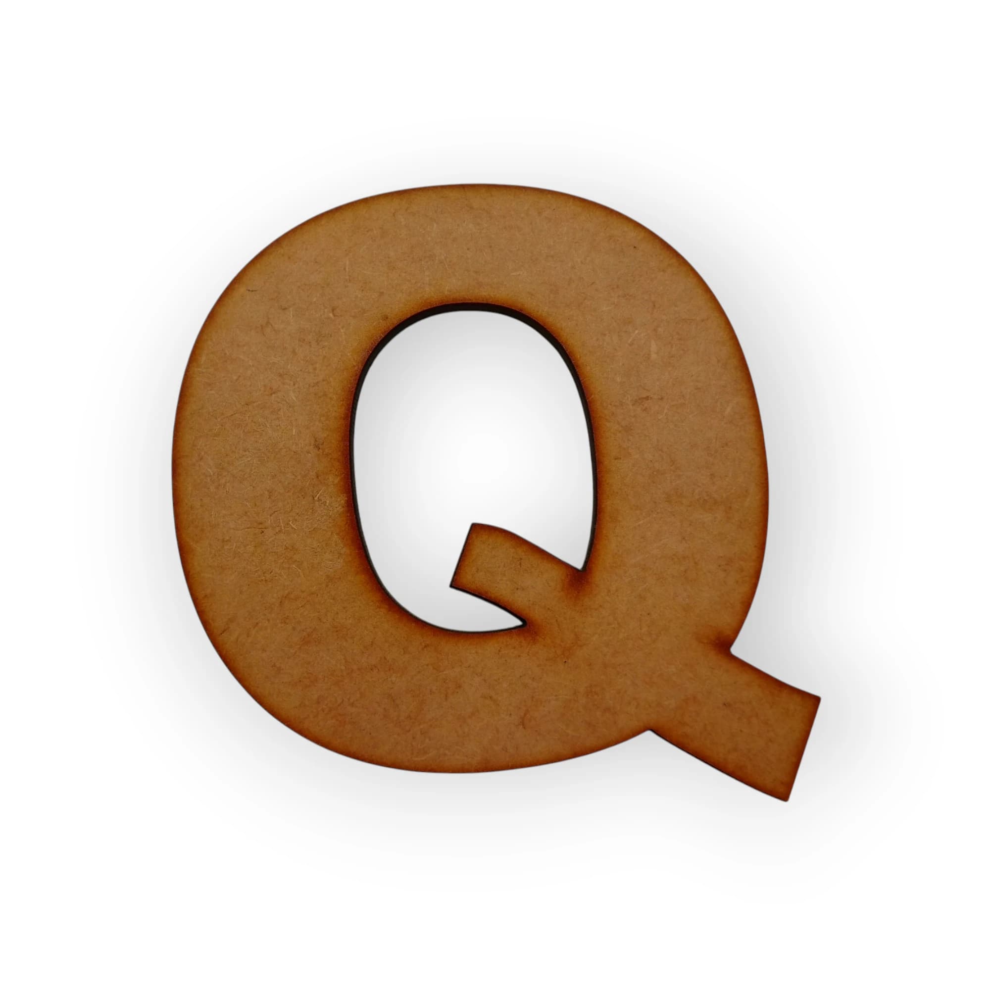Medium Wooden Letter Q