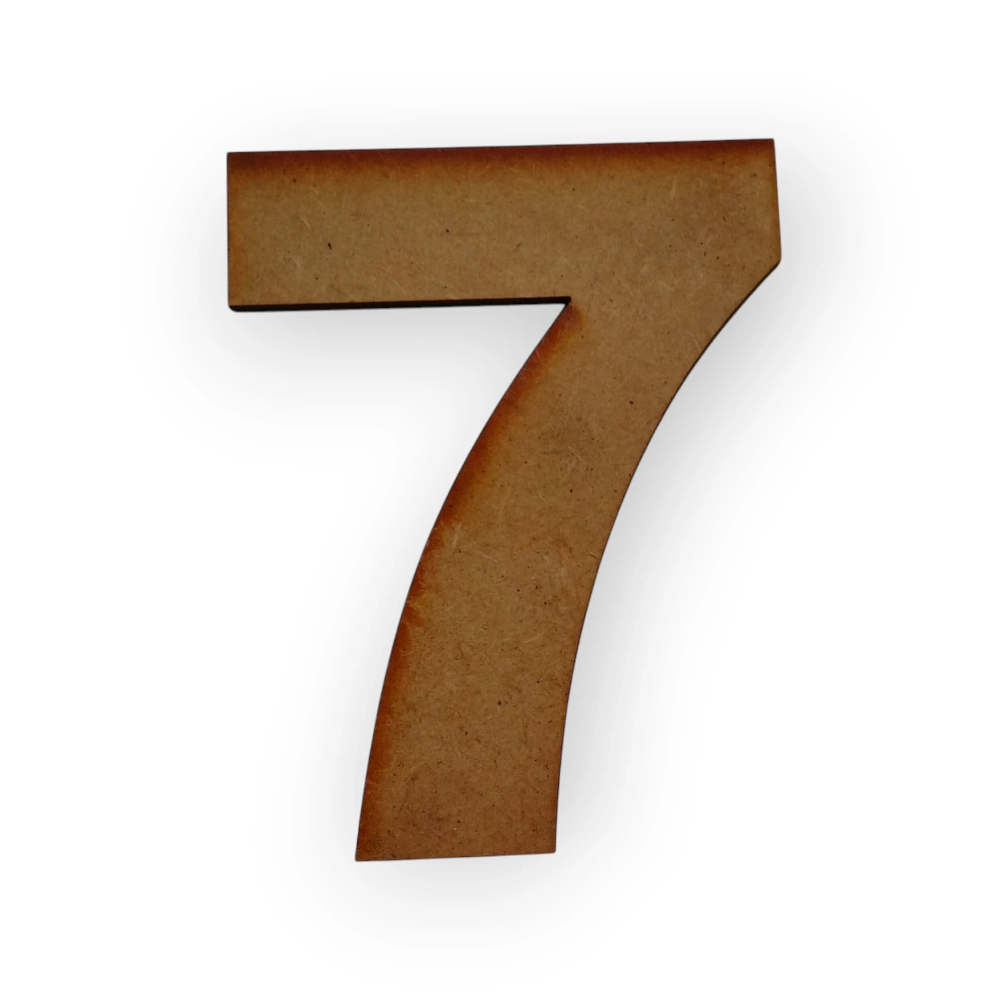 Medium Wooden Number 07