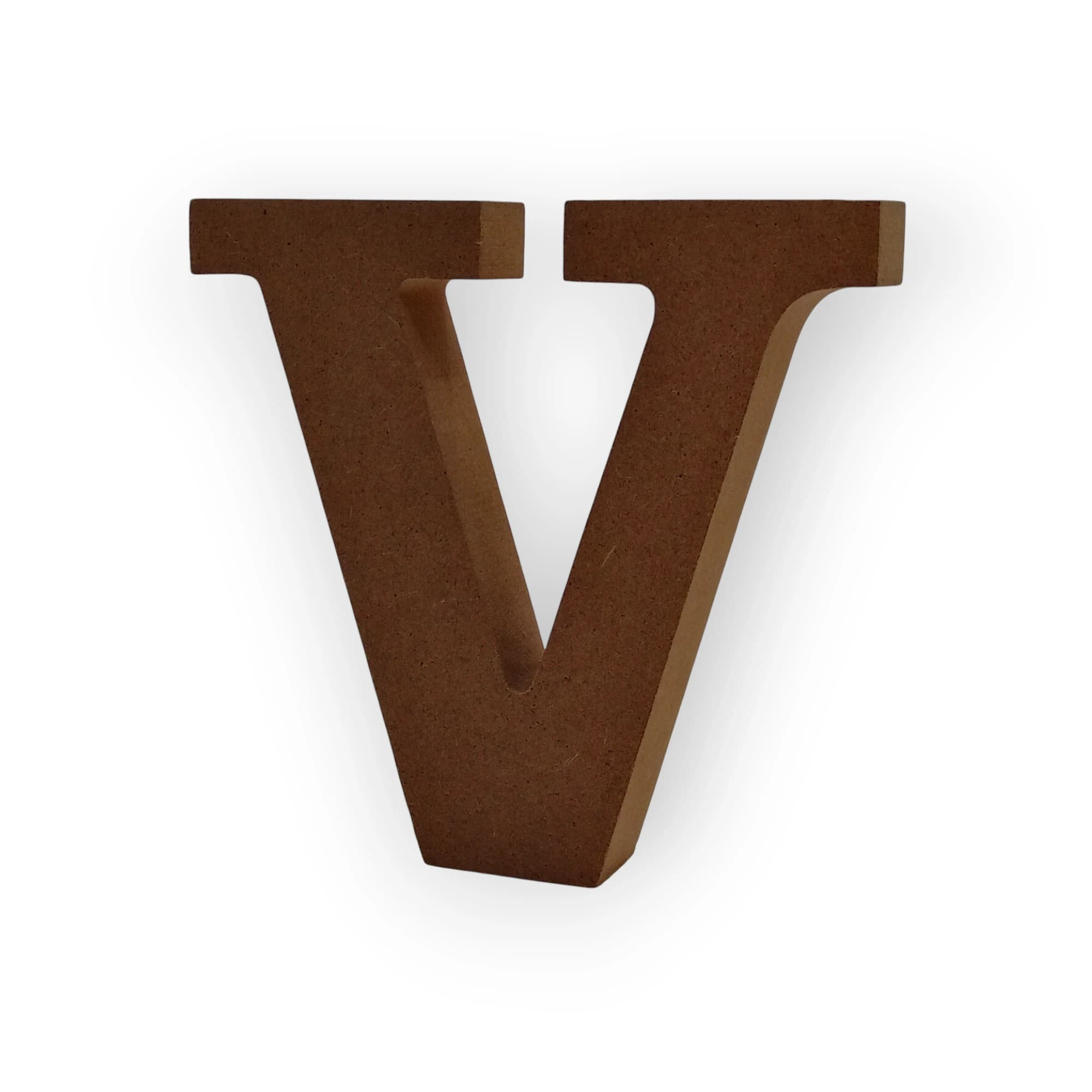 Medium Wooden Letter V