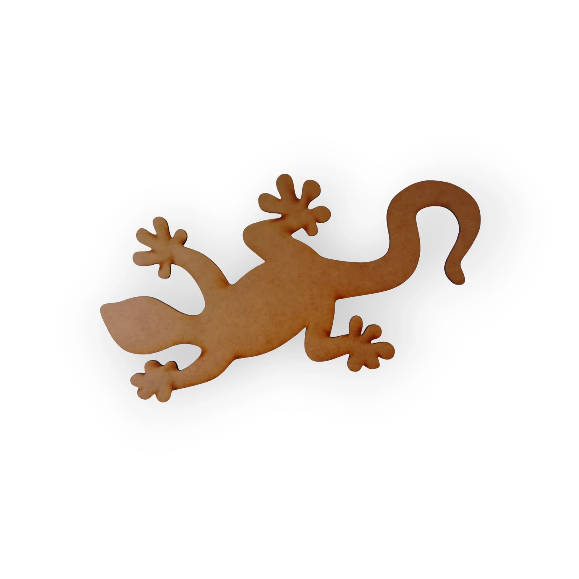 Blank Wooden Template Lizard
