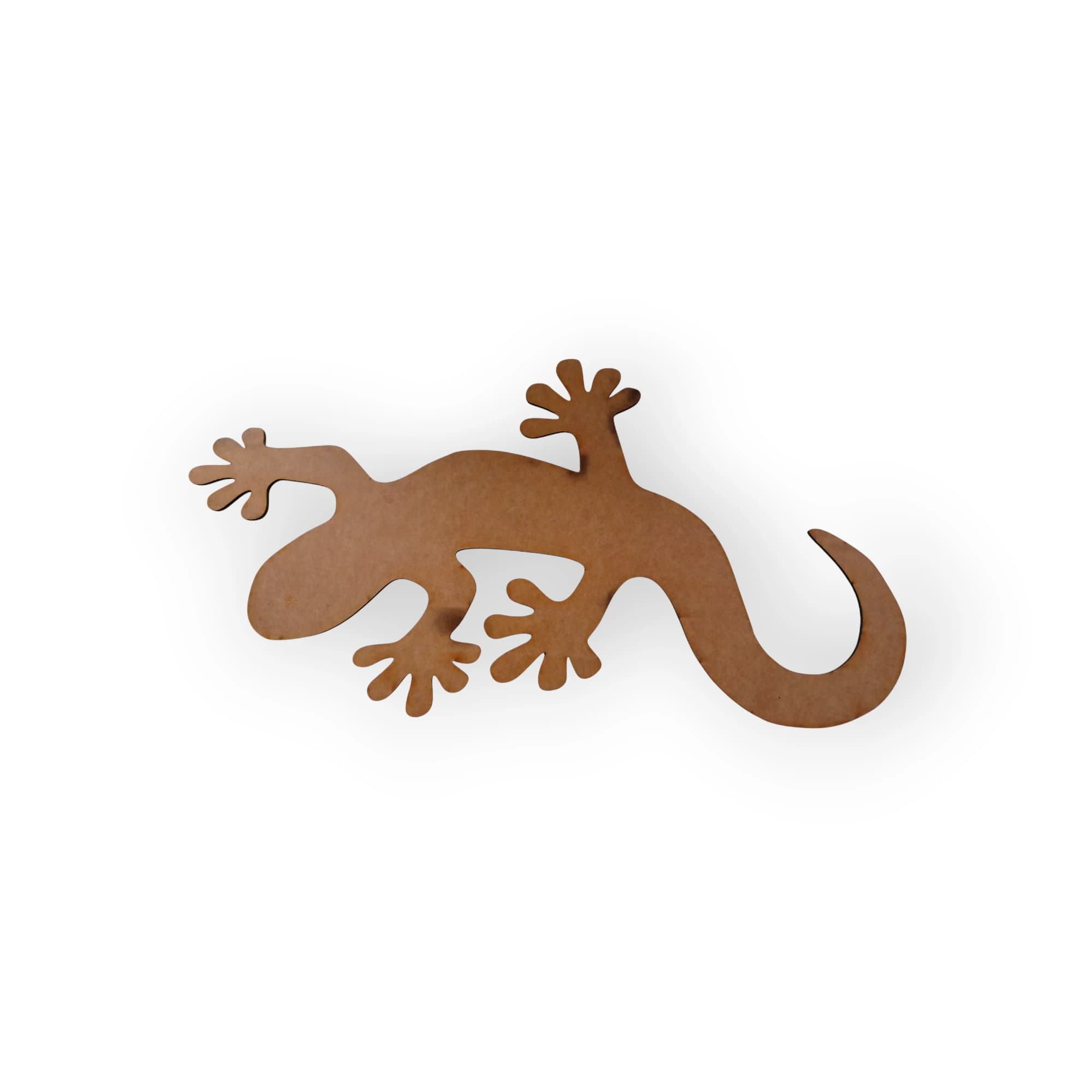 Blank Wooden Template Lizard