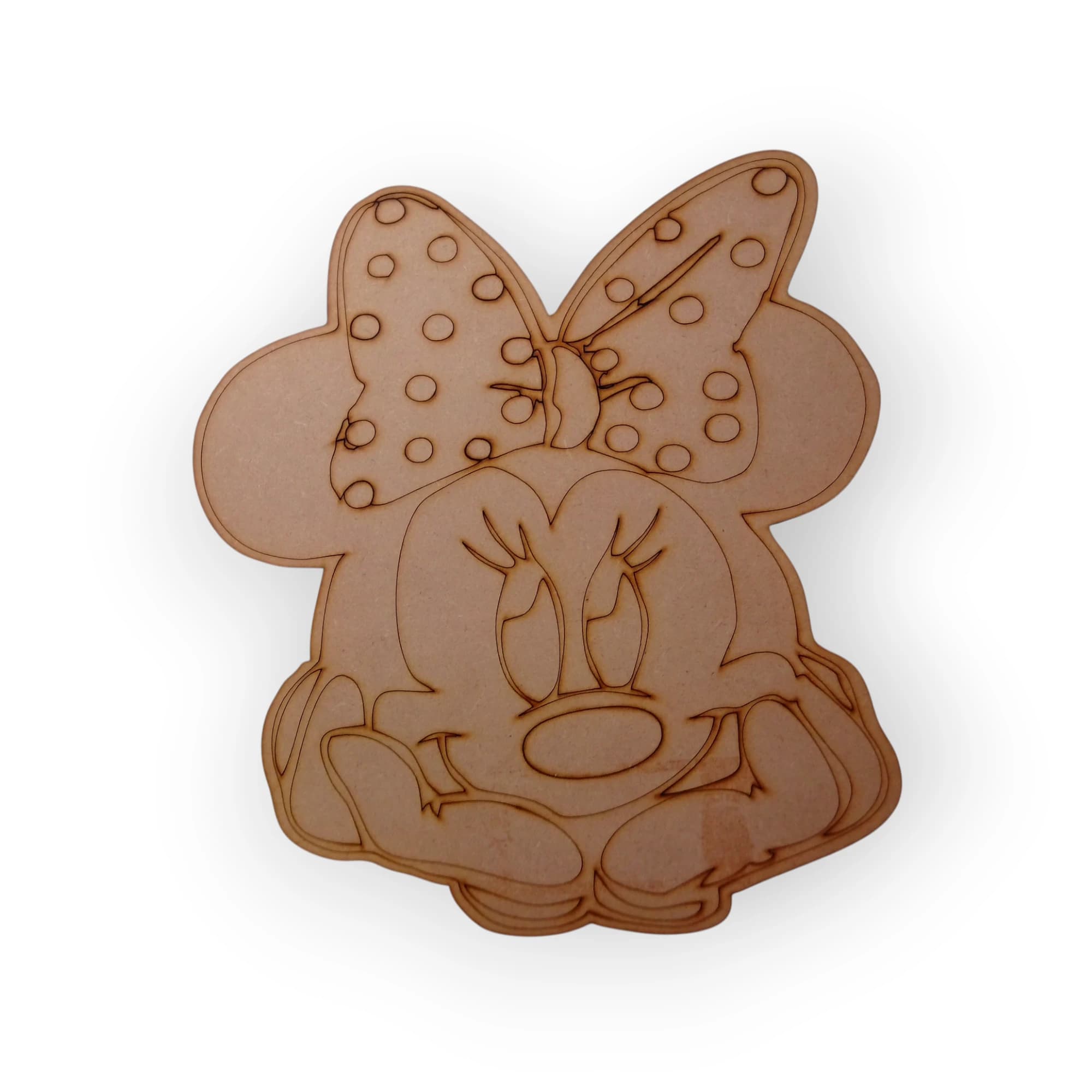Blank Wooden Template Minnie