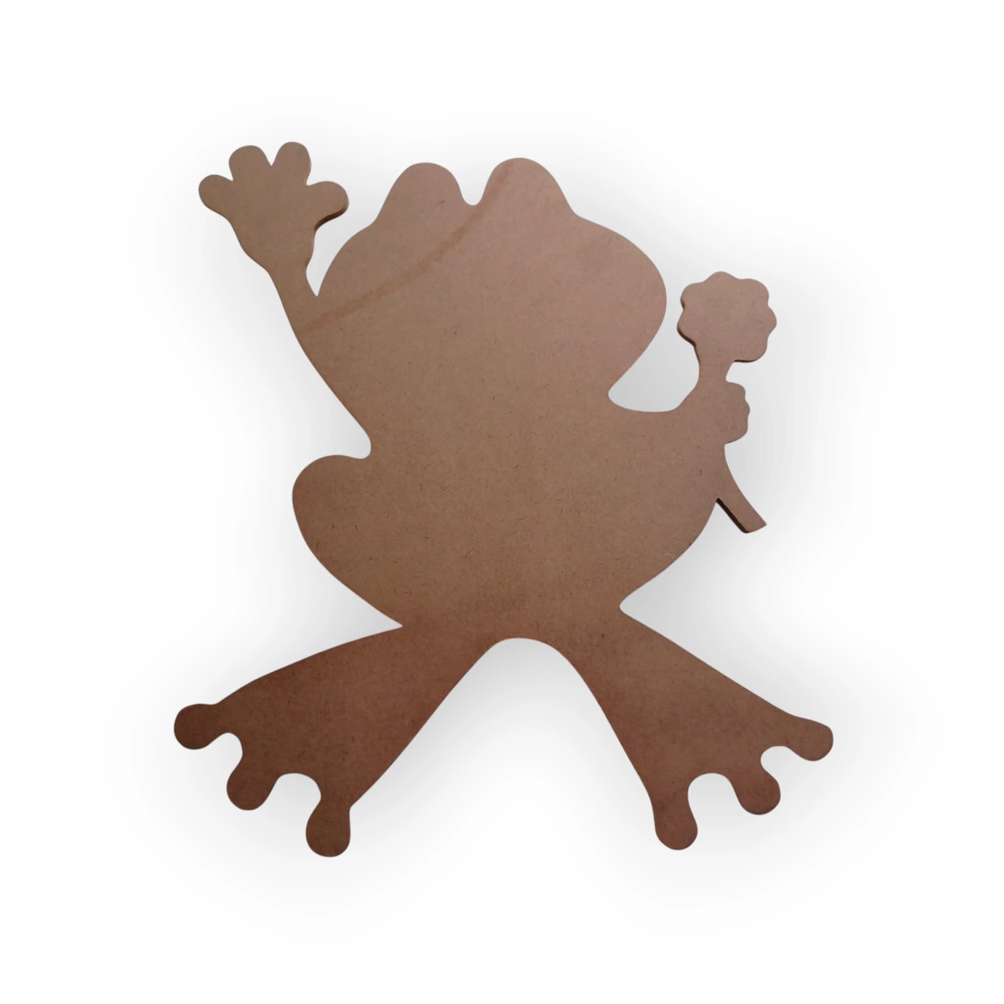 Blank Wooden Template Frog