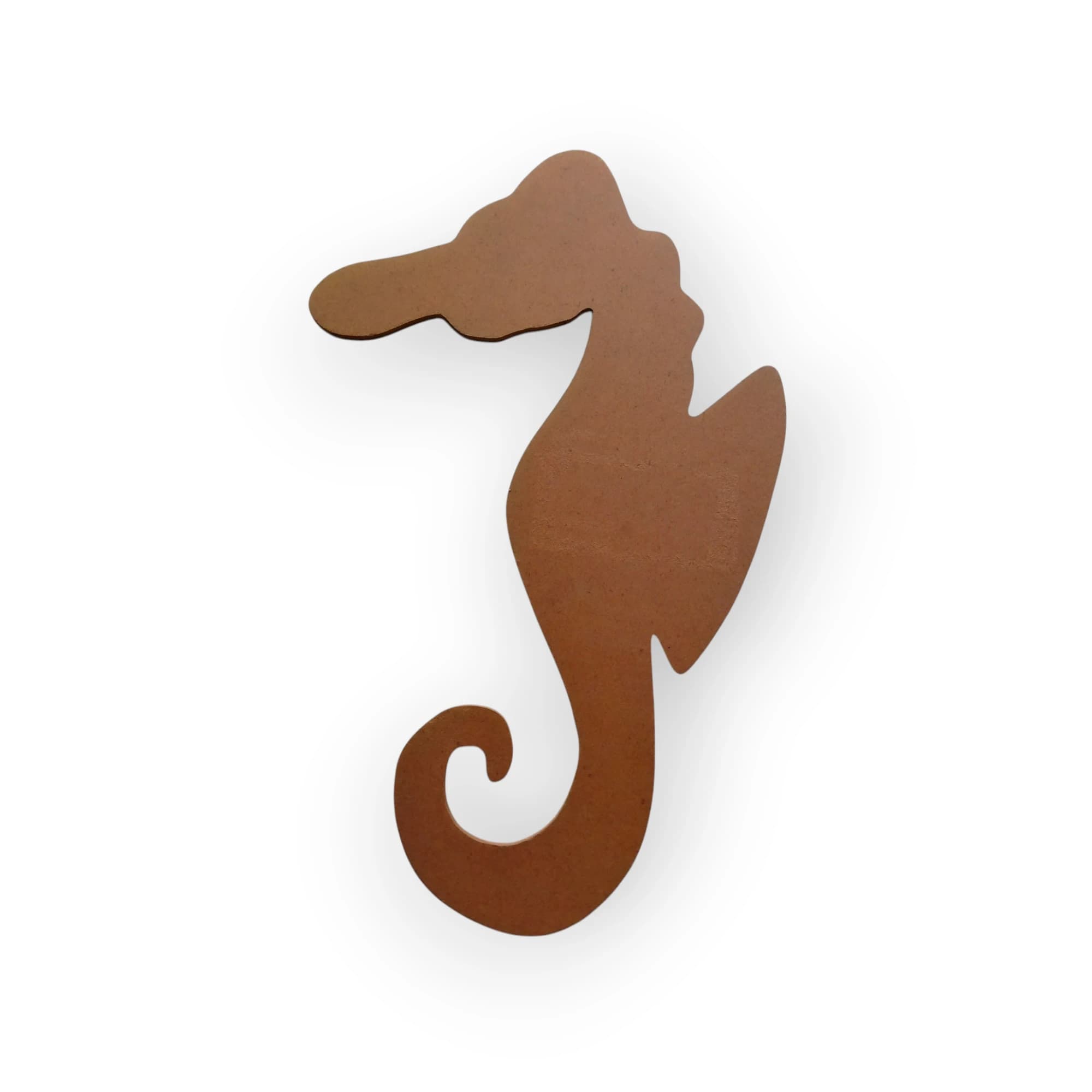 Blank Wooden Template Seahorse
