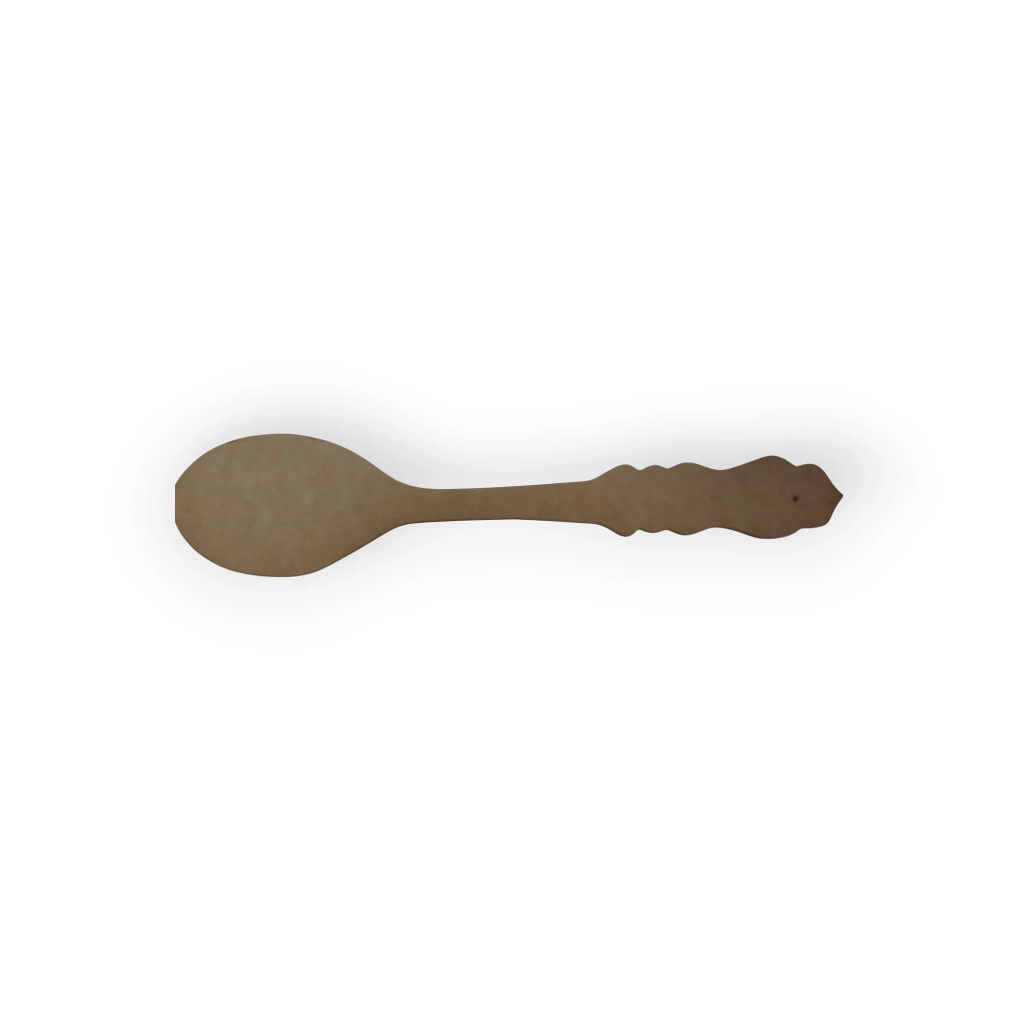 Blank Wooden Template Spoon