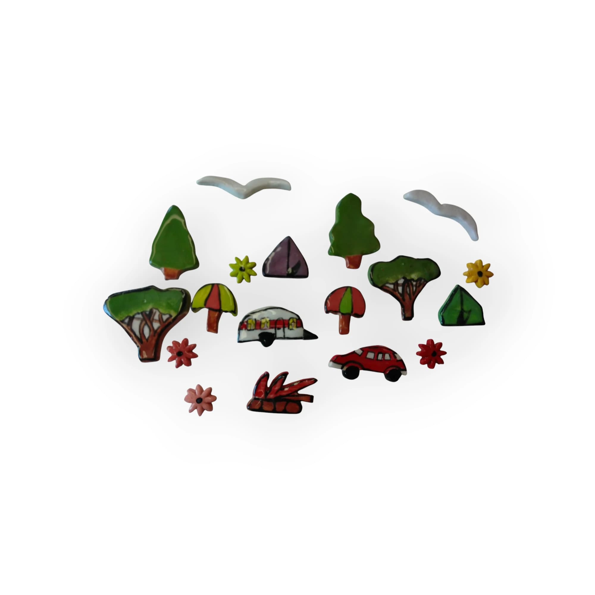 Glazed Camping pieces