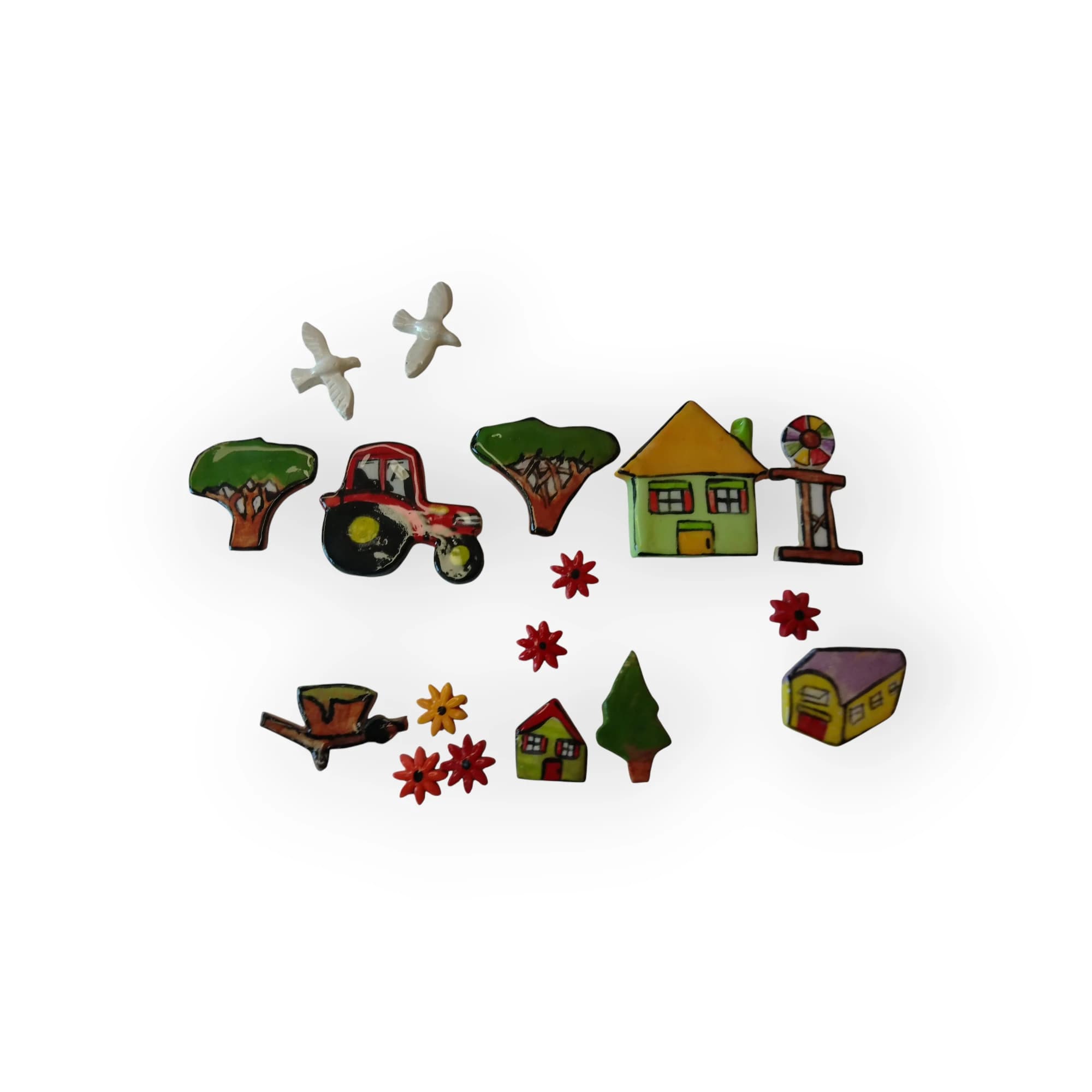 Glazed Farm pieces