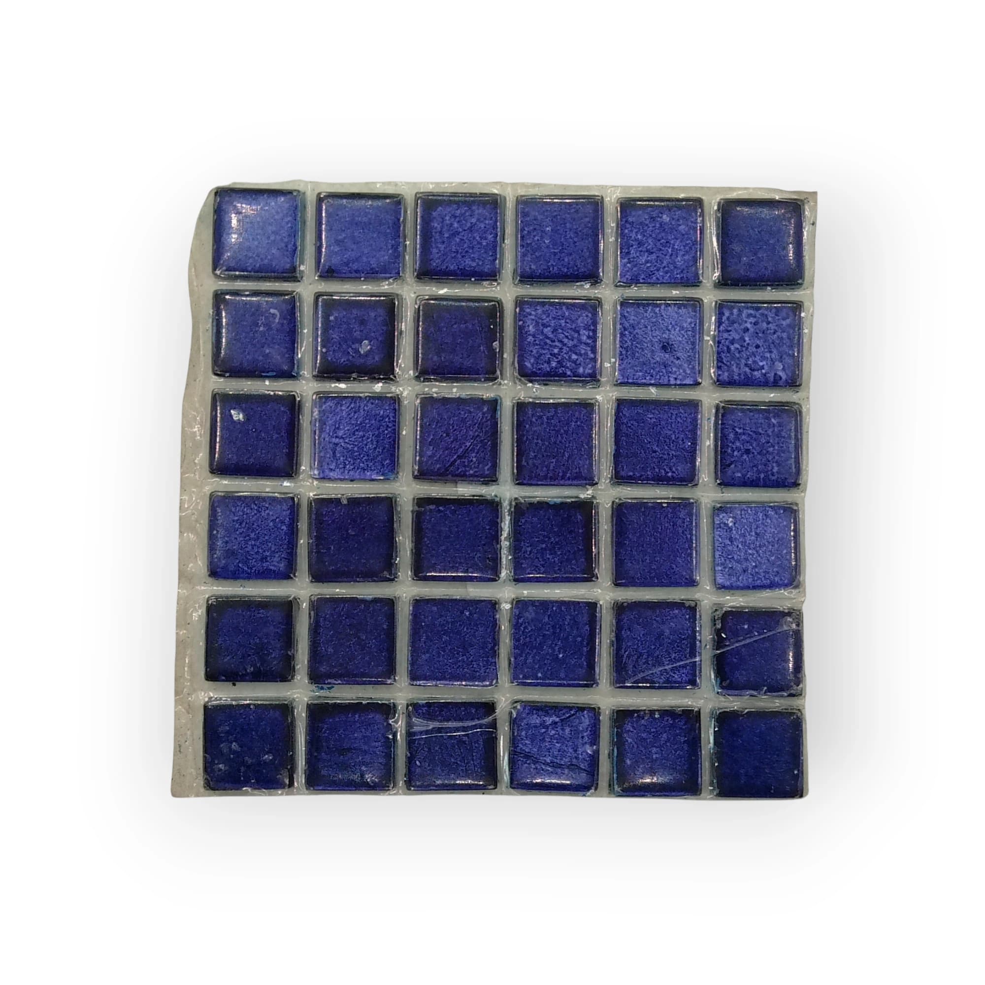 10x10 Sheet of Medium Blue/Purple mosaic tiles