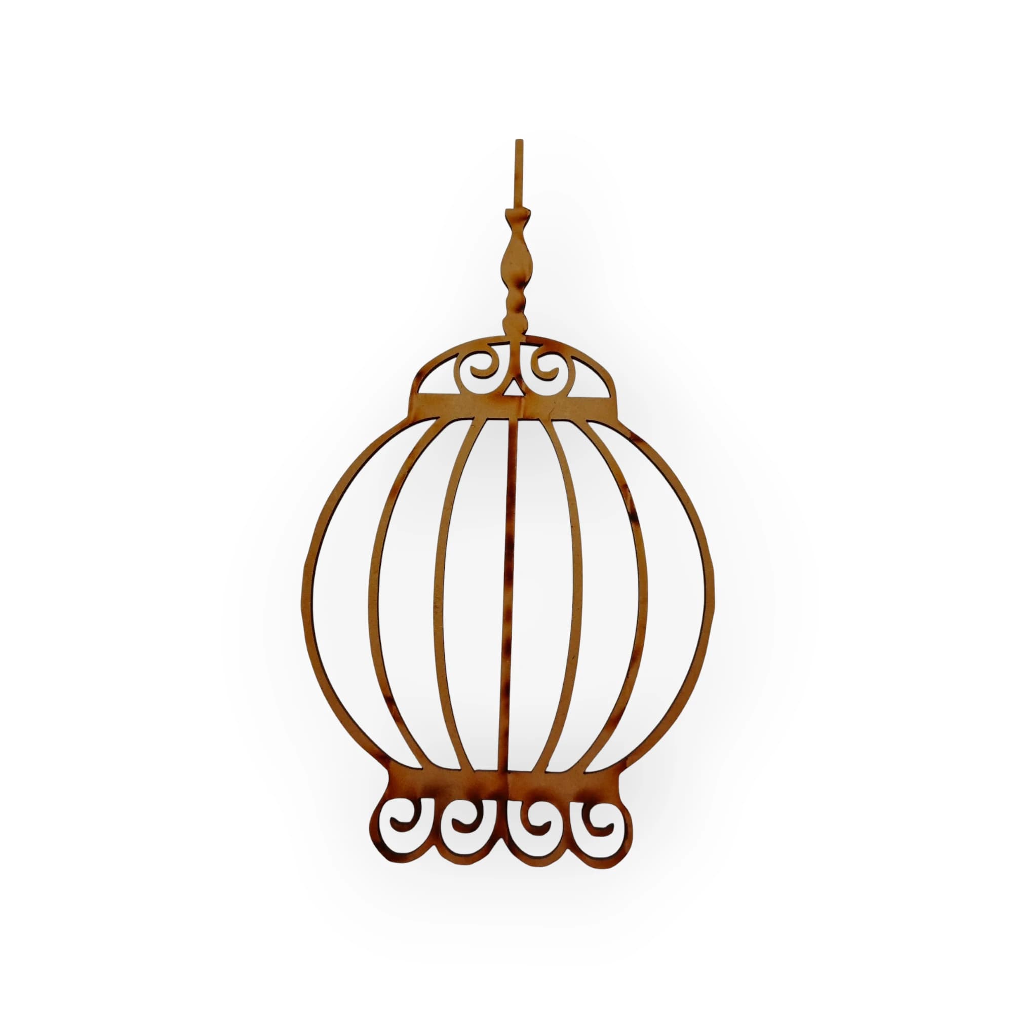 Blank Wood Template Round Bird Cage