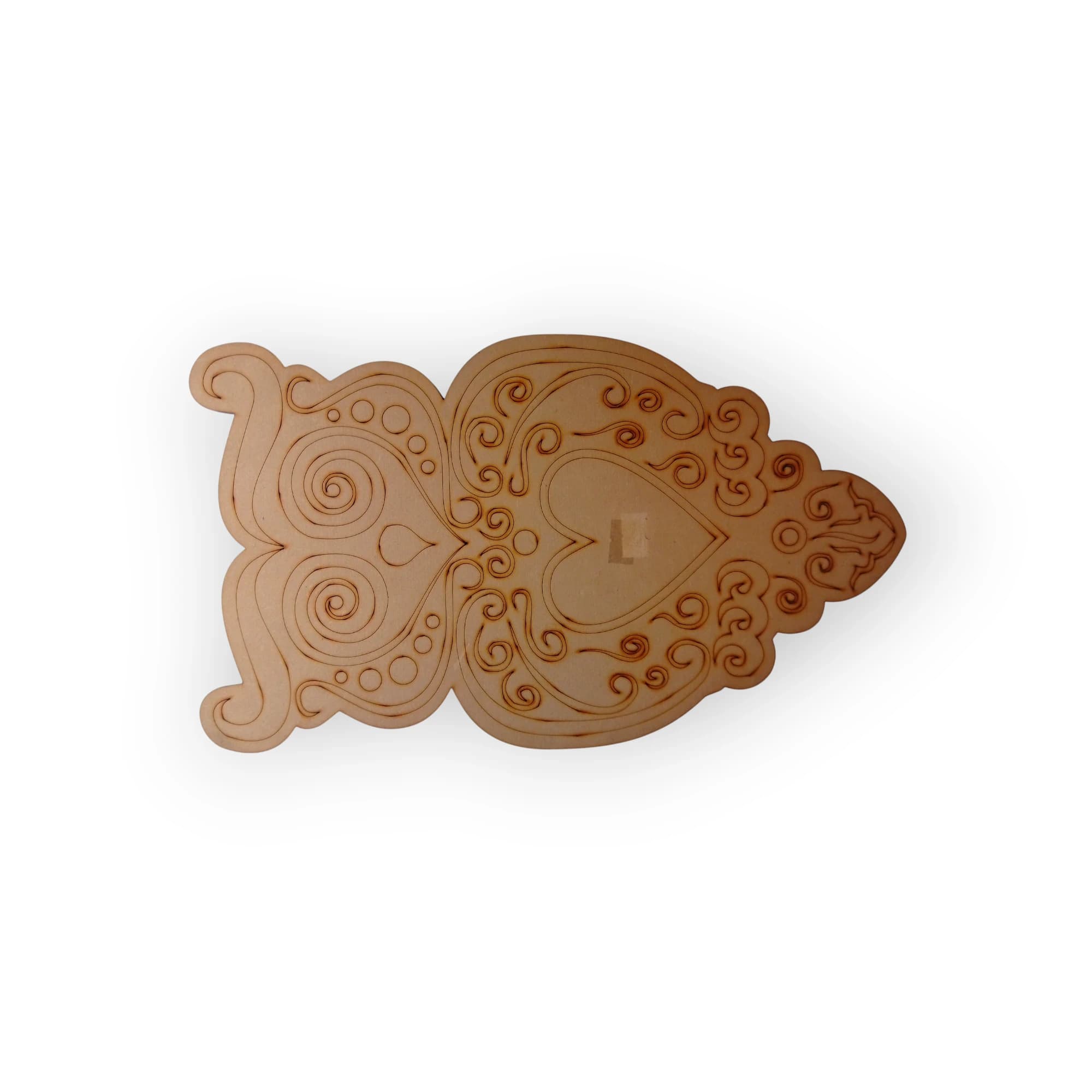 Blank Wood Template Owl
