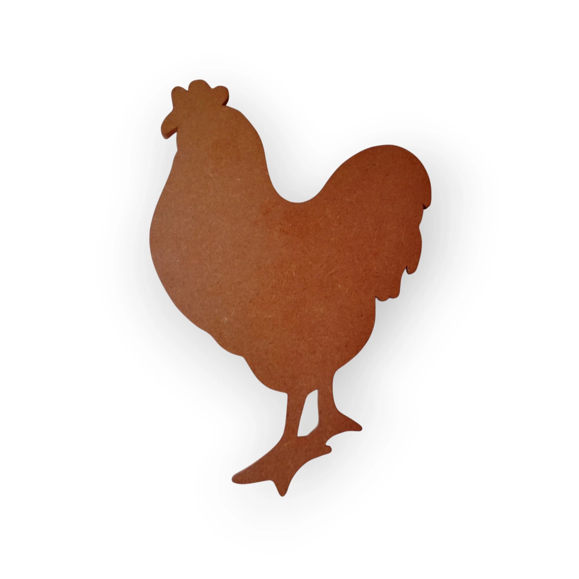 Blank Wood Template Rooster