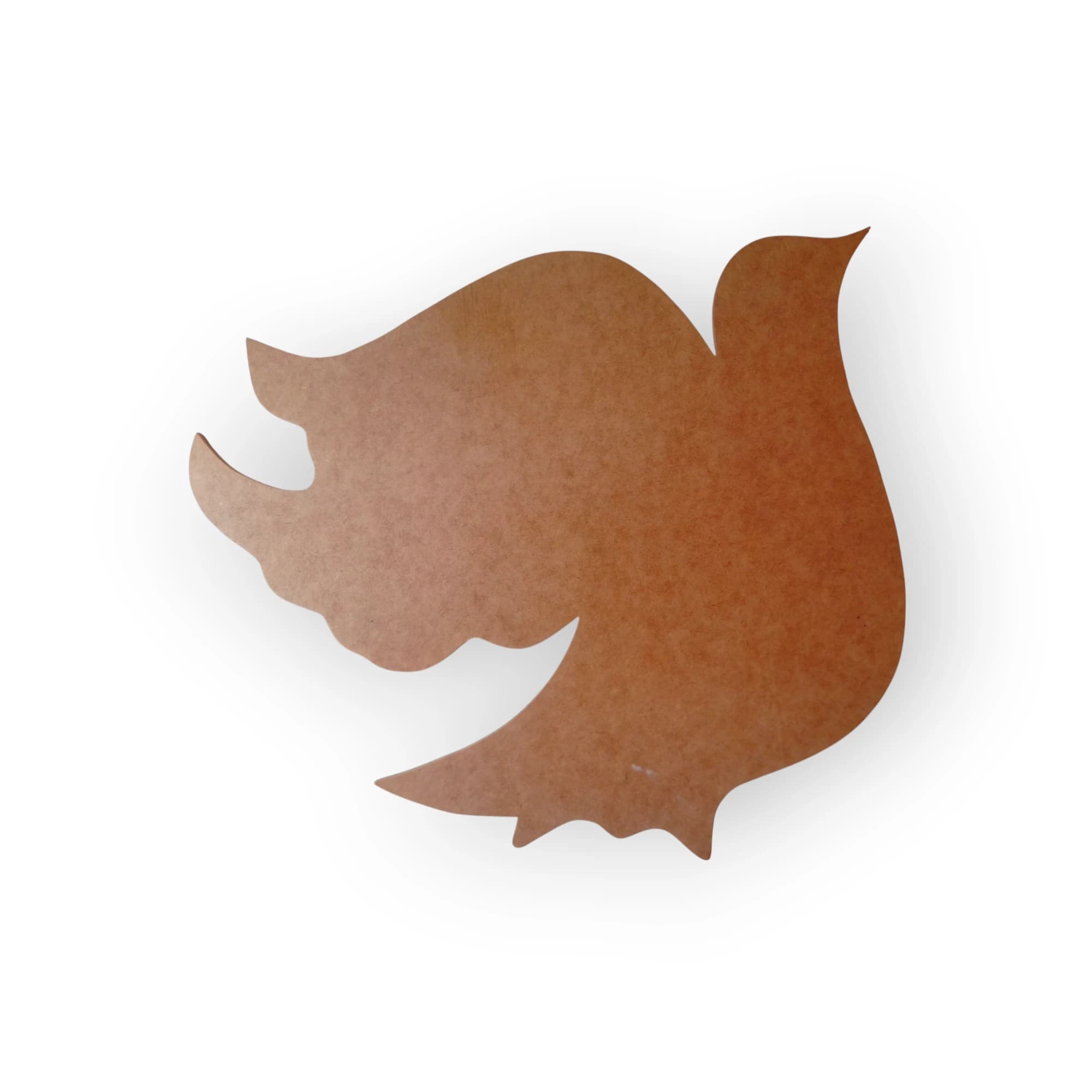 Blank Wood Template Flying Bird