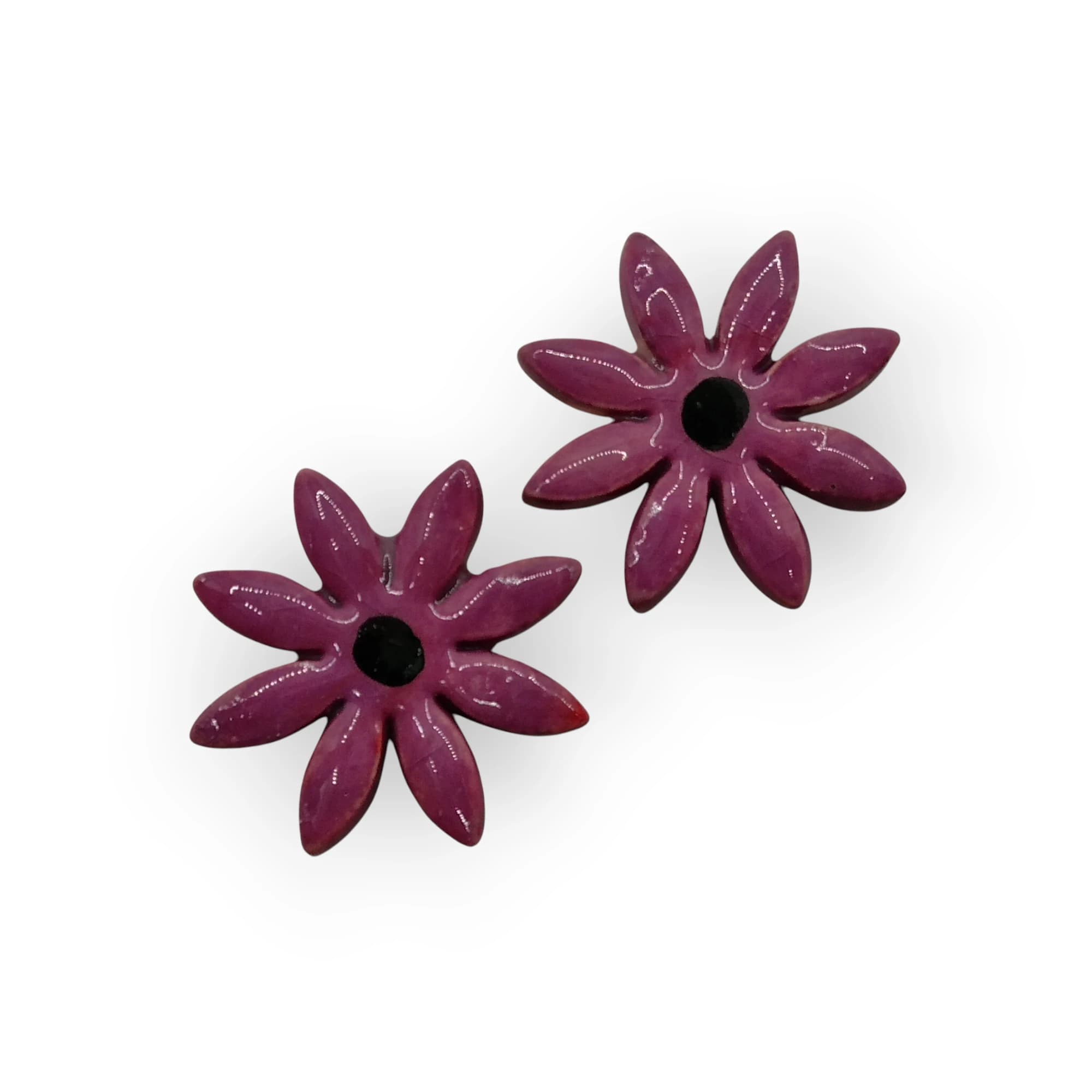 Ceramic Insert Purple Flower