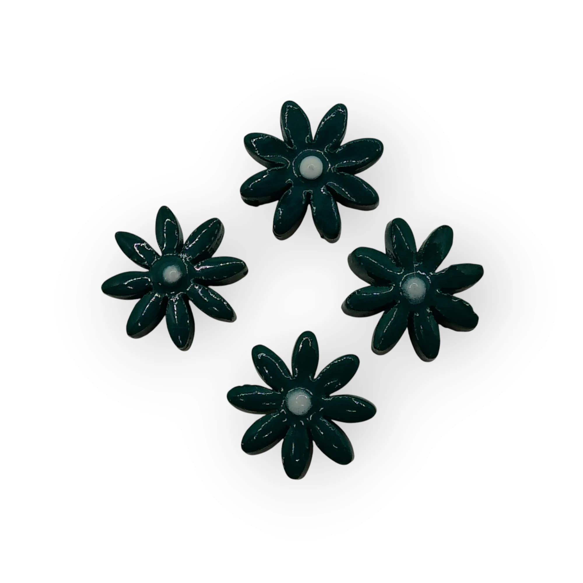 Ceramic Insert Small Green Flower