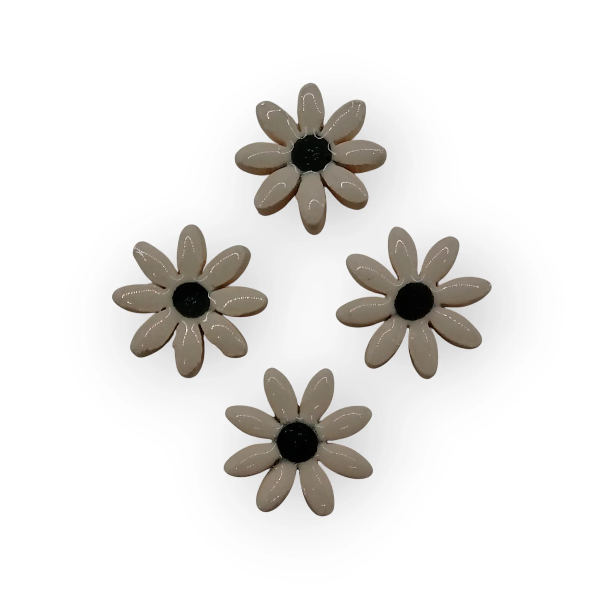 Ceramic Insert Small White Flower