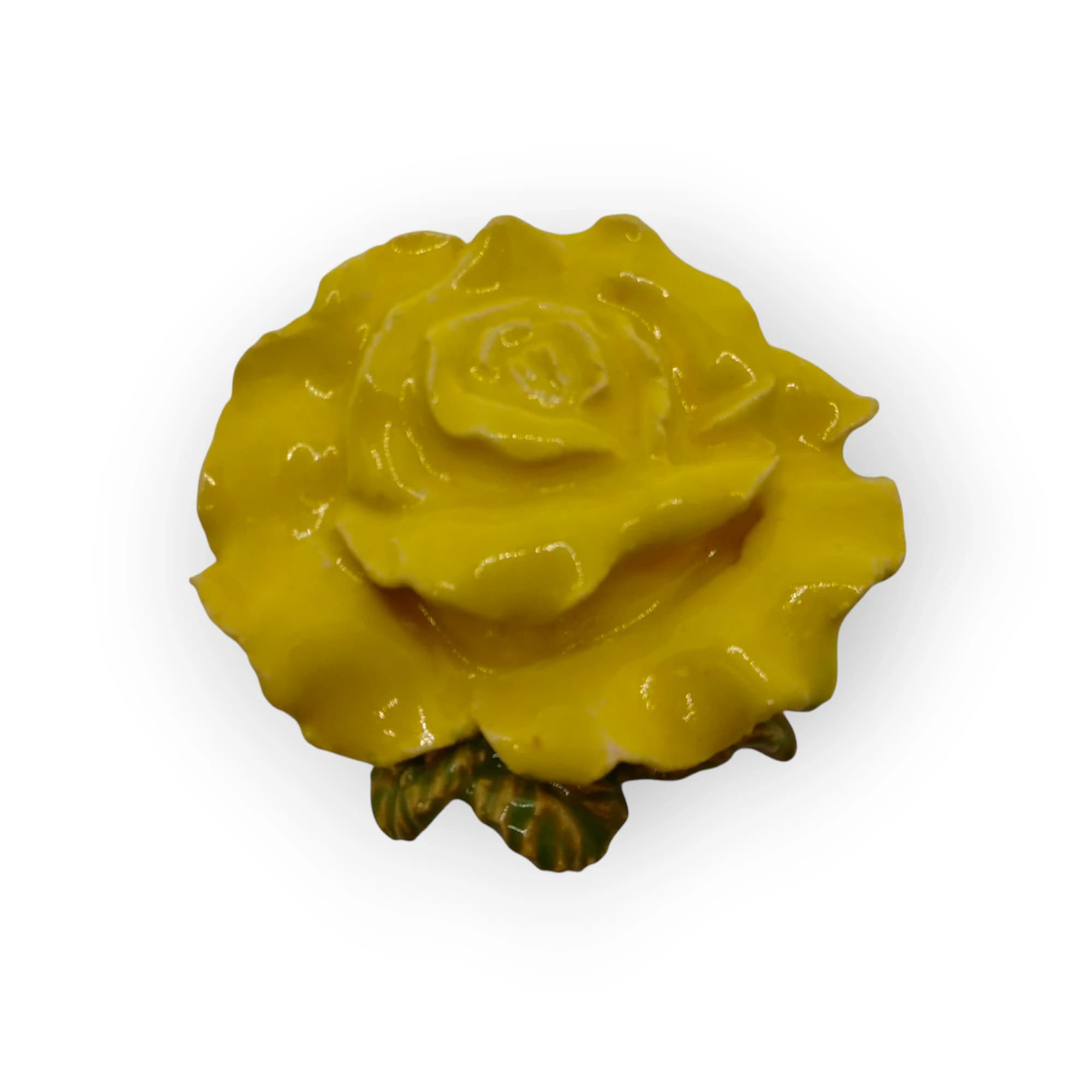 Ceramic Insert Yellow Rose