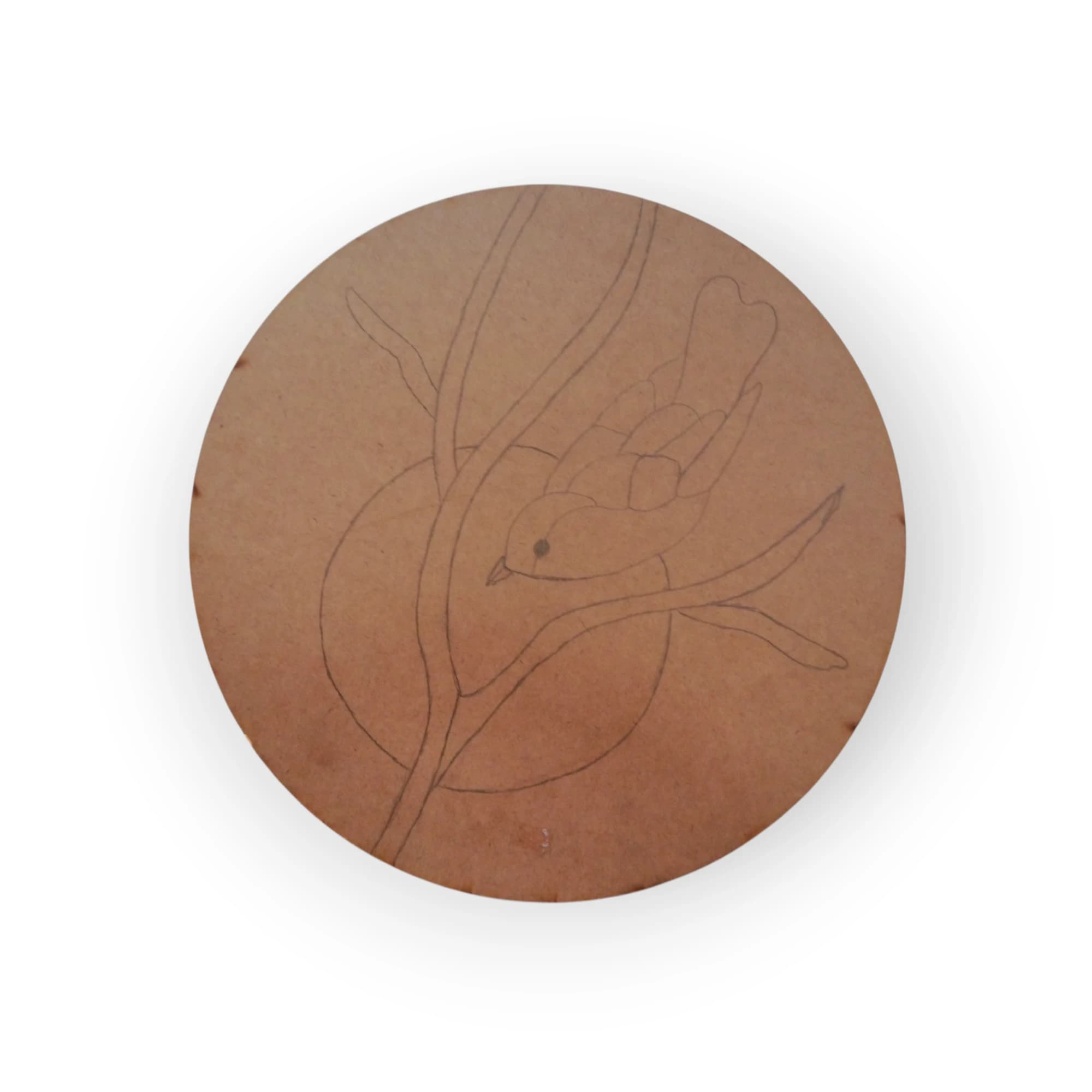 Wood Round Template Drawn