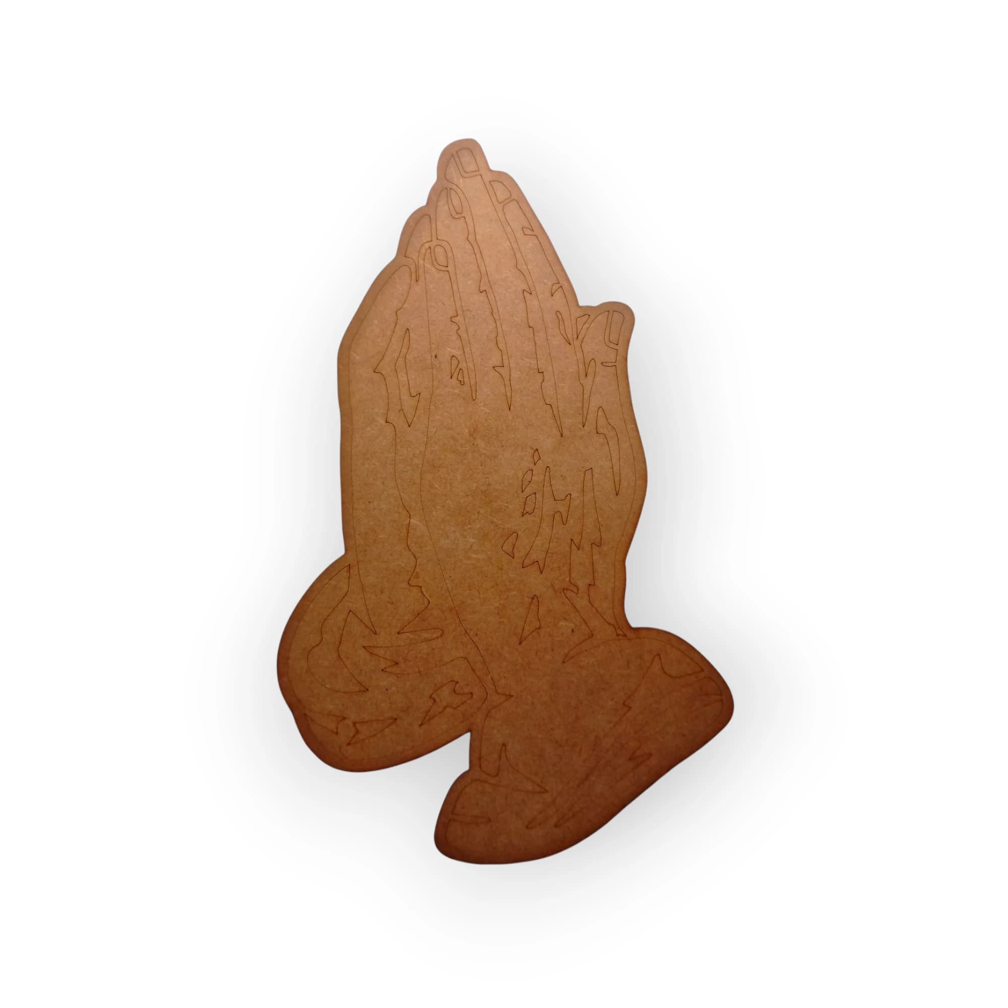 Wooden Template Praying Hands