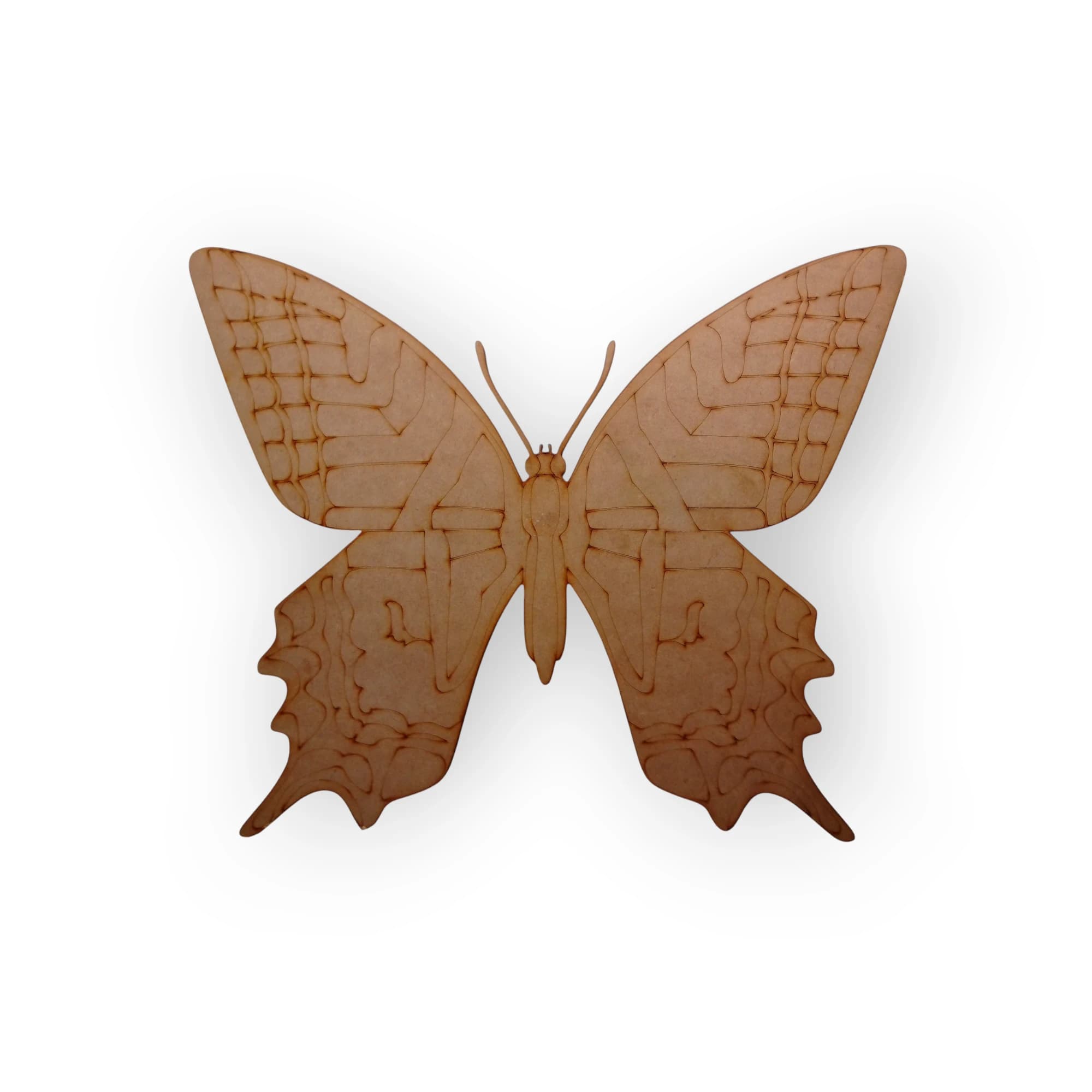 Wooden Template Butterfly Design