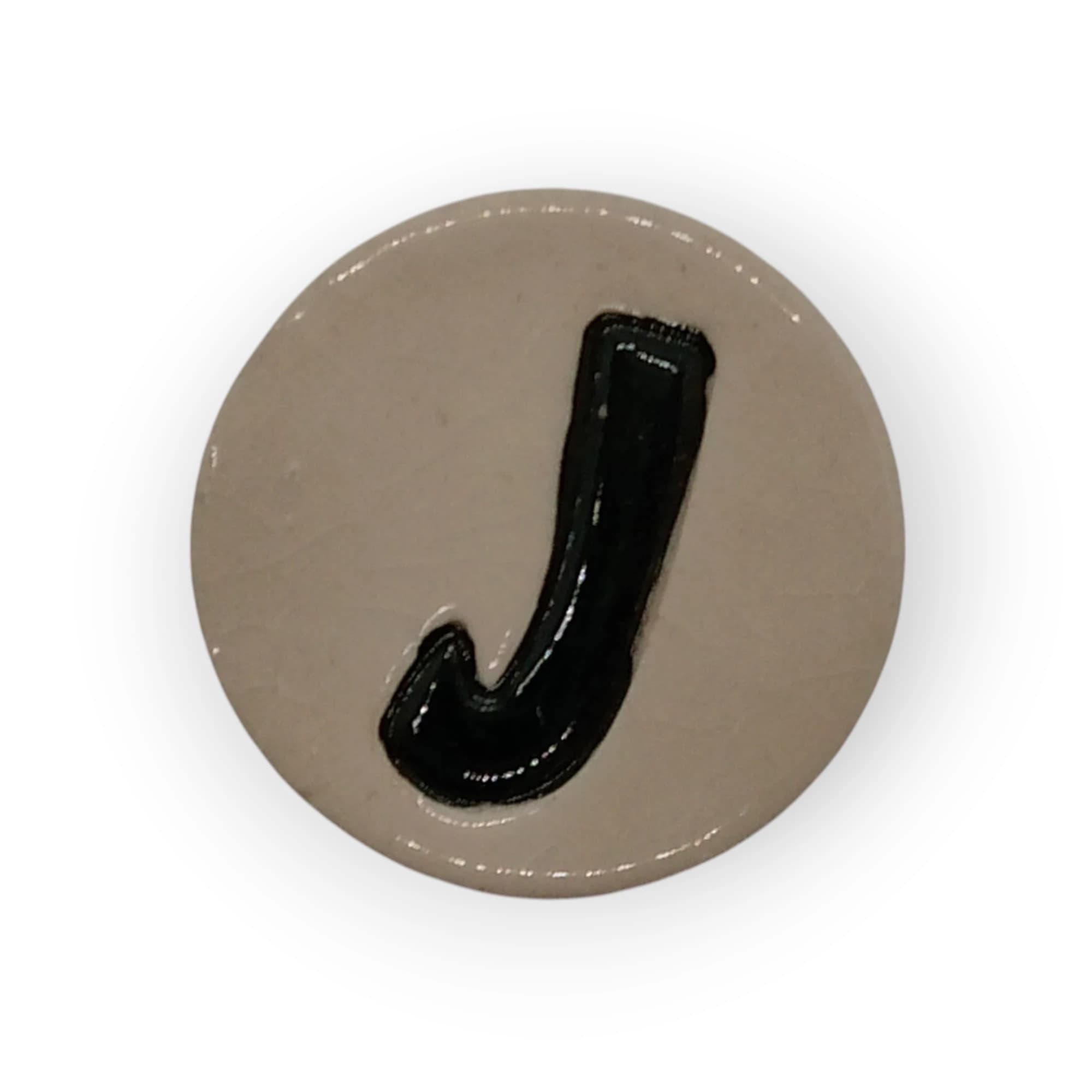 Small Ceramic Letter J