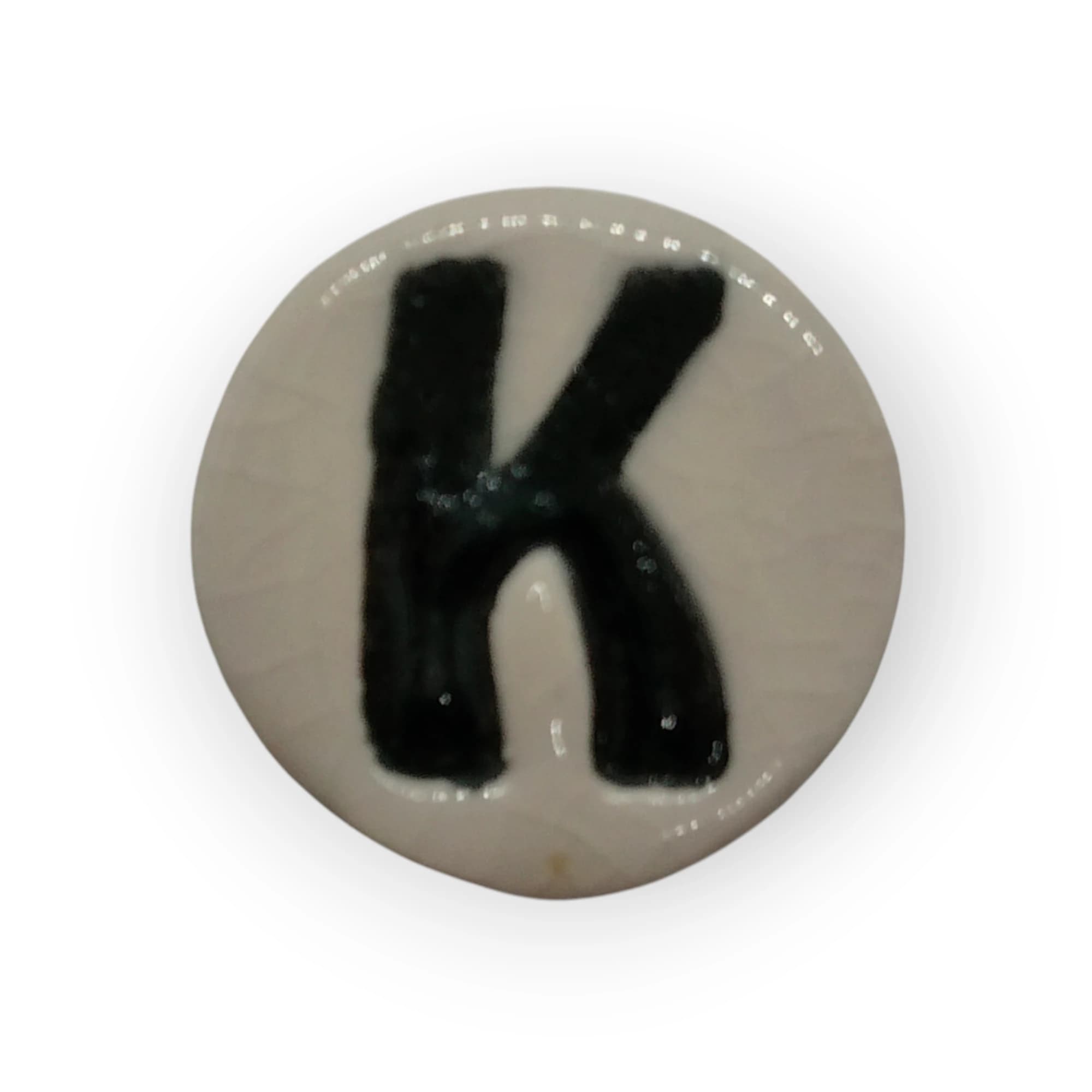 Small Ceramic Letter K