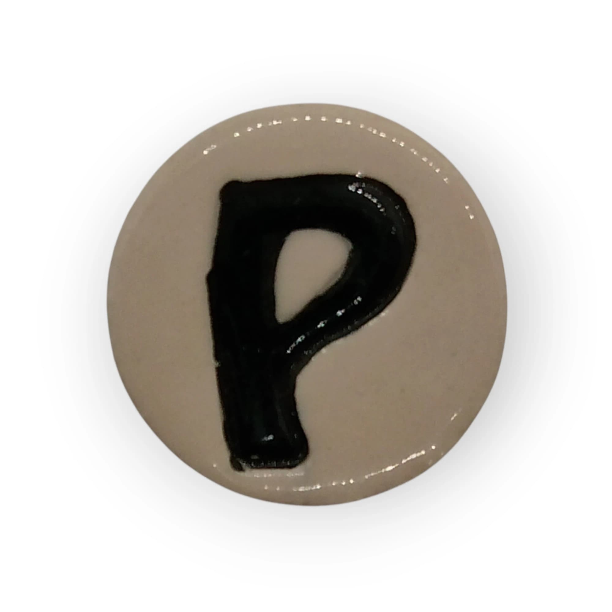 Small Ceramic Letter P