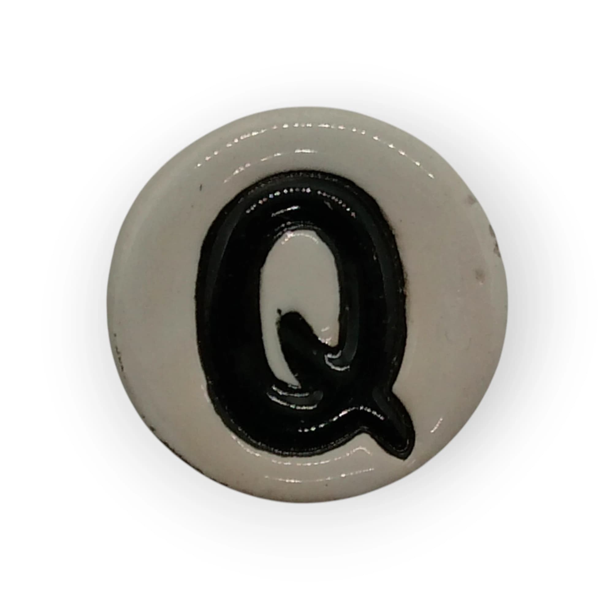 Small Ceramic Letter Q