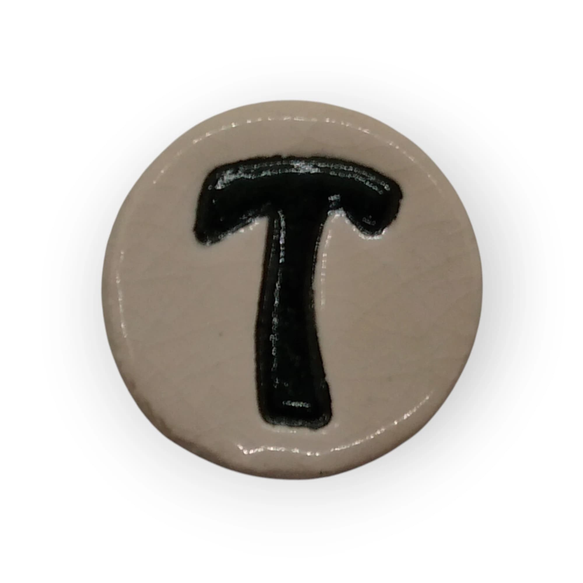 Small Ceramic Letter T