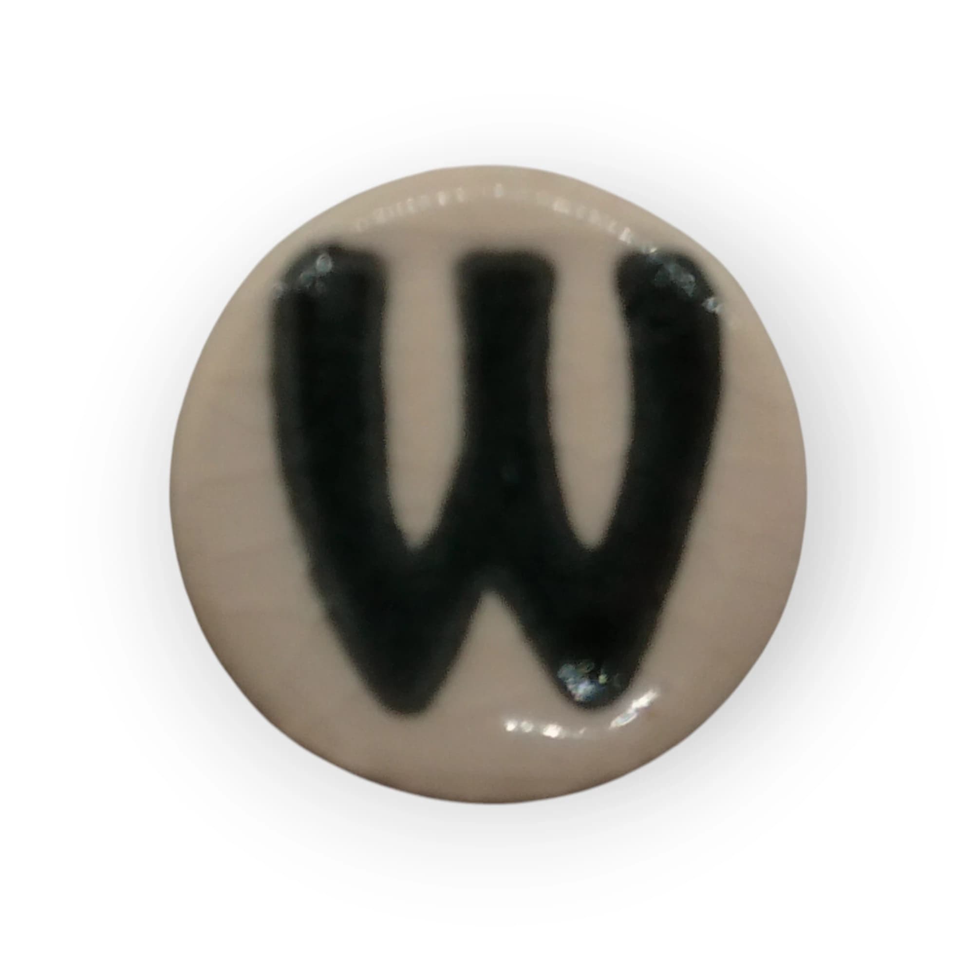 Small Ceramic Letter W