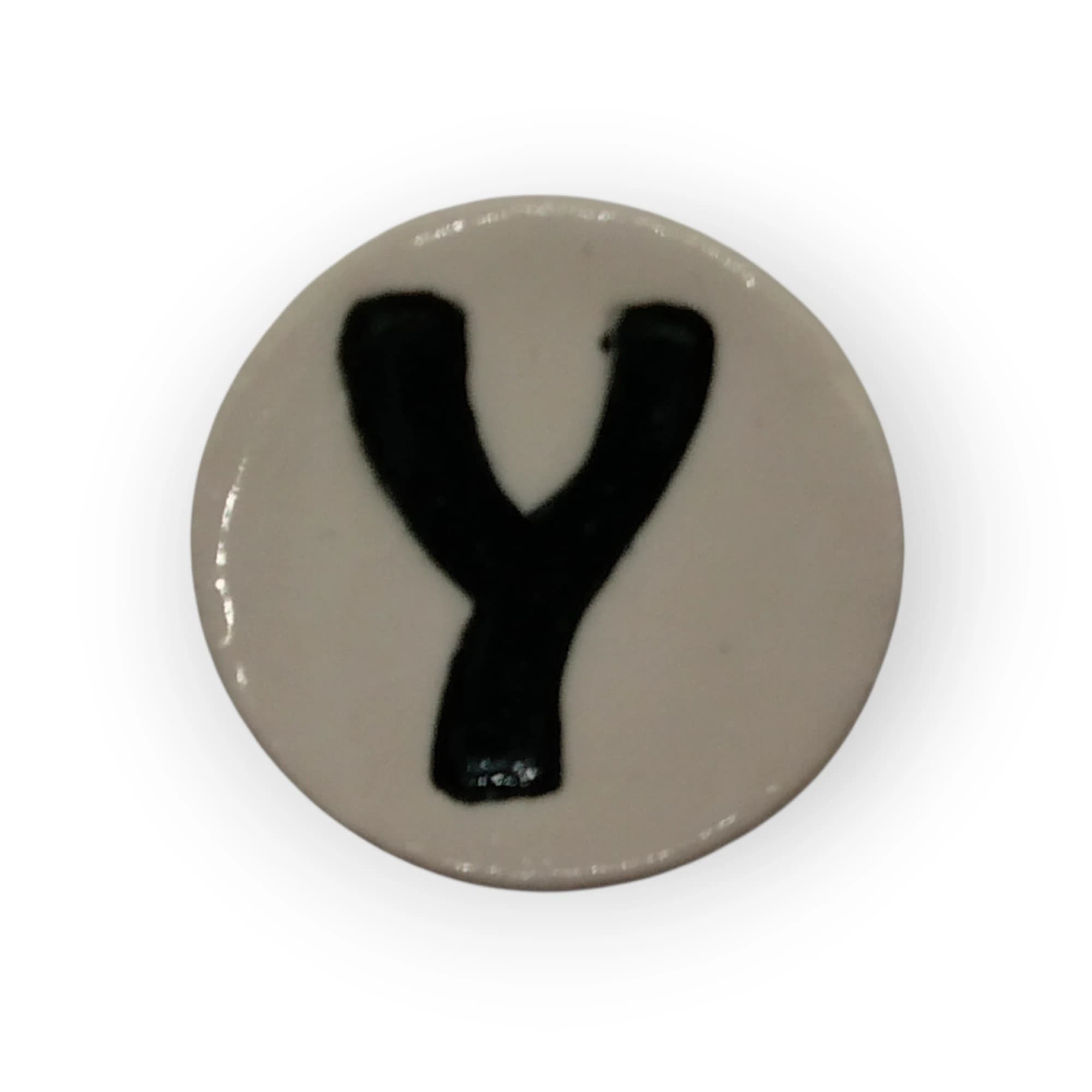 Small Ceramic Letter Y