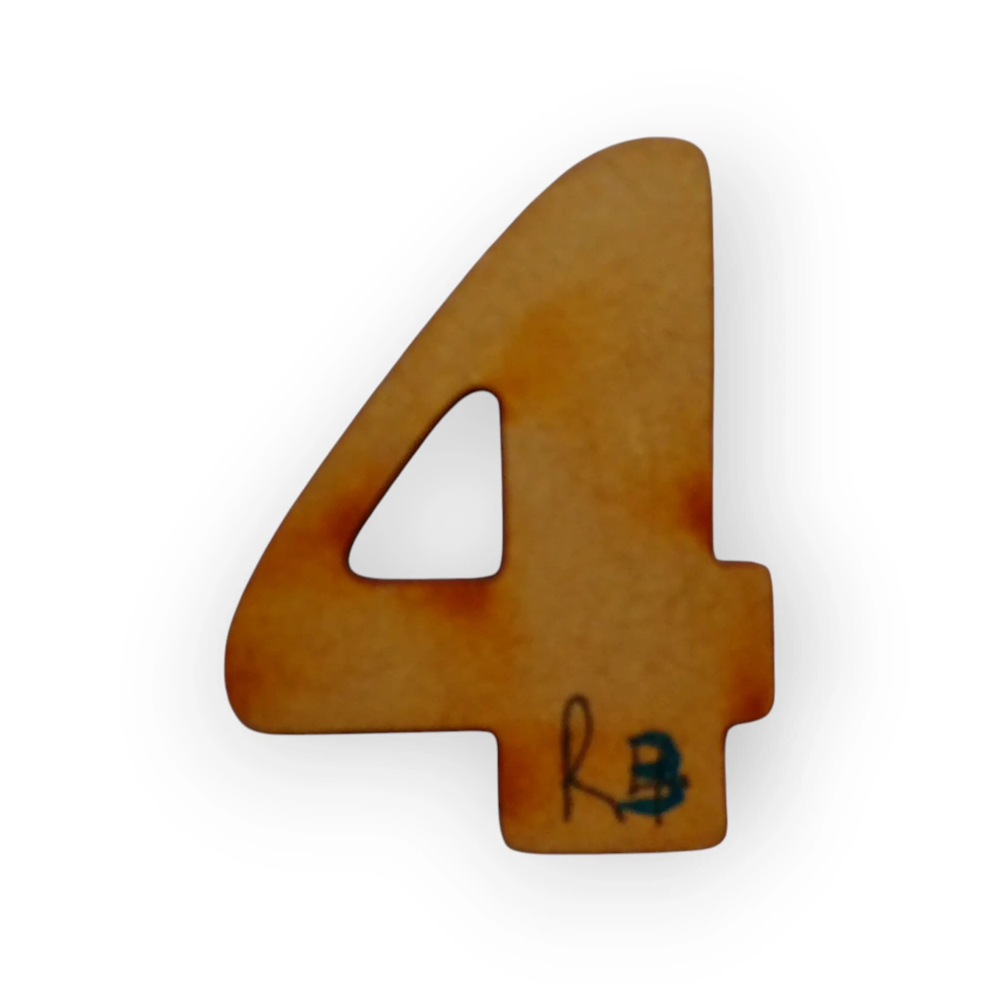 Wooden Letter 4