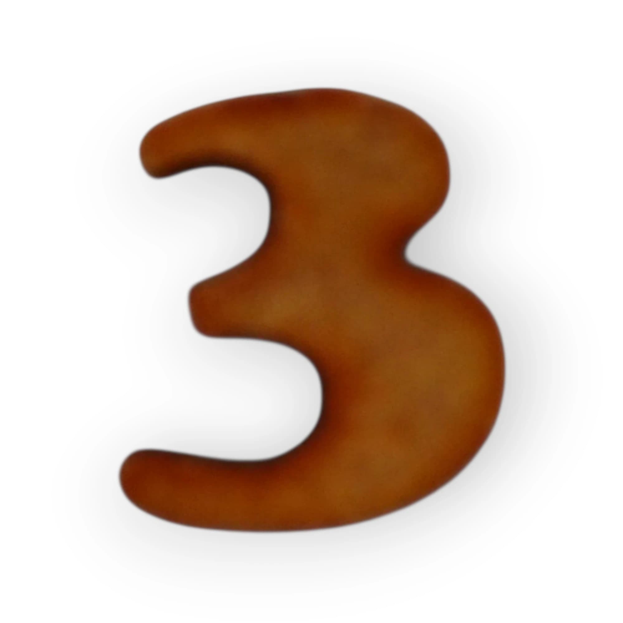 Wooden Letter 3