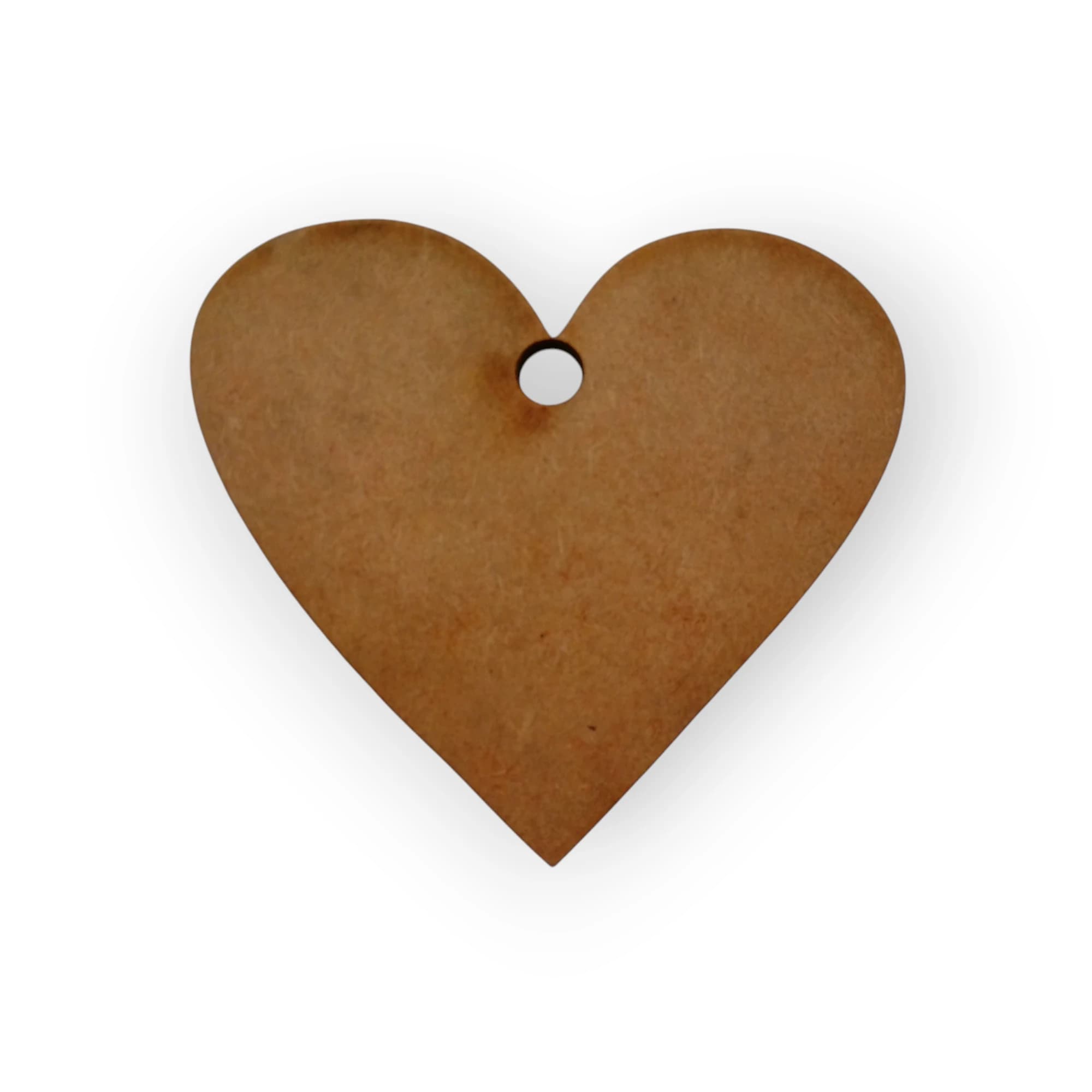 Wooden Template Heart with one hole