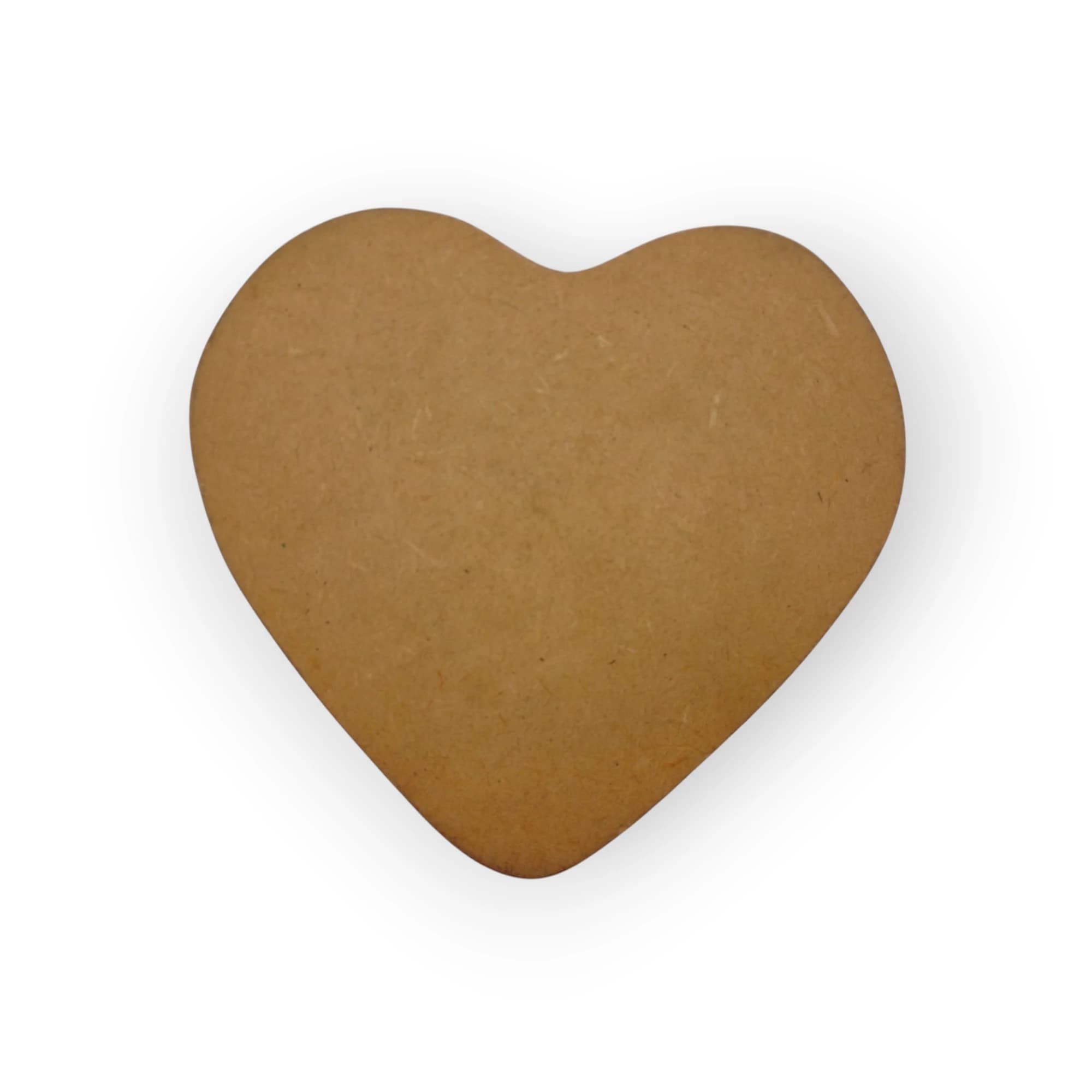 Wooden Template Heart Thick