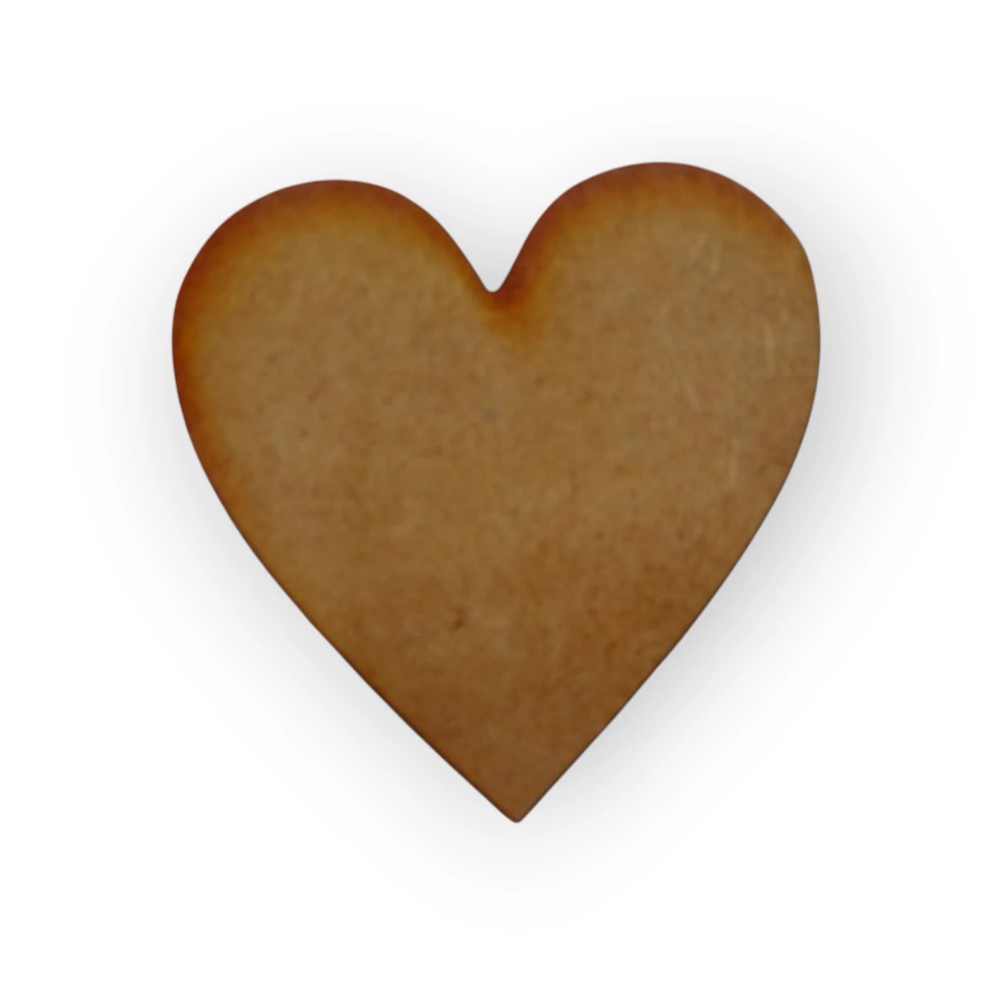 Wooden Template Heart Blank