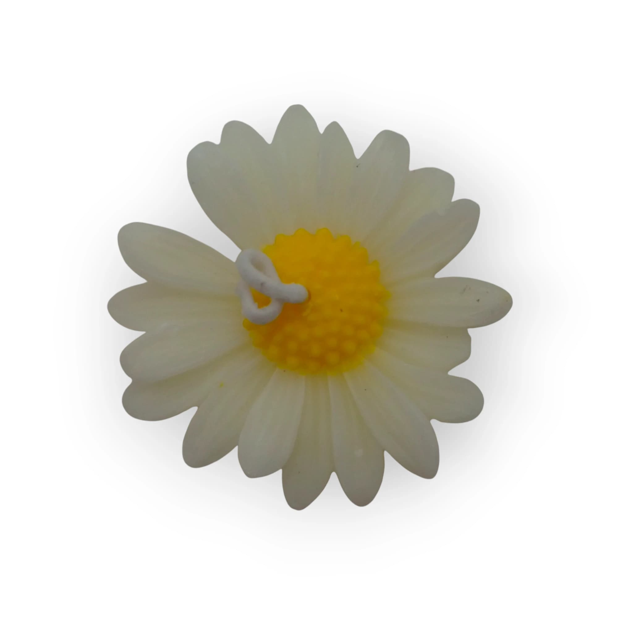 White Daisy Candle