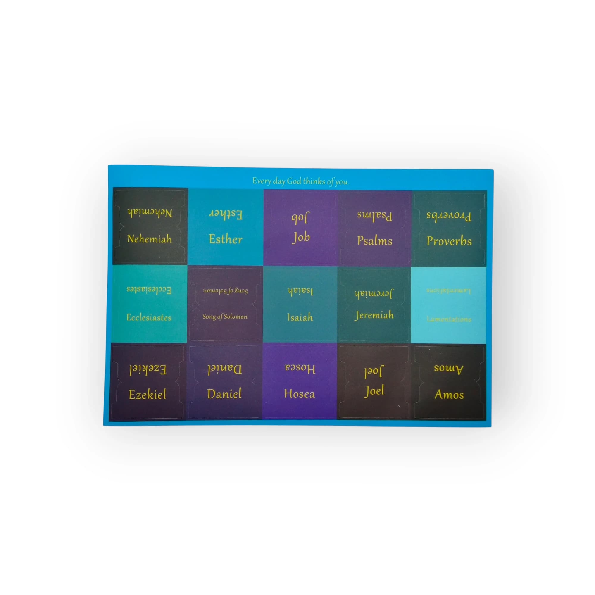 BIBLE STICKER - BLUE