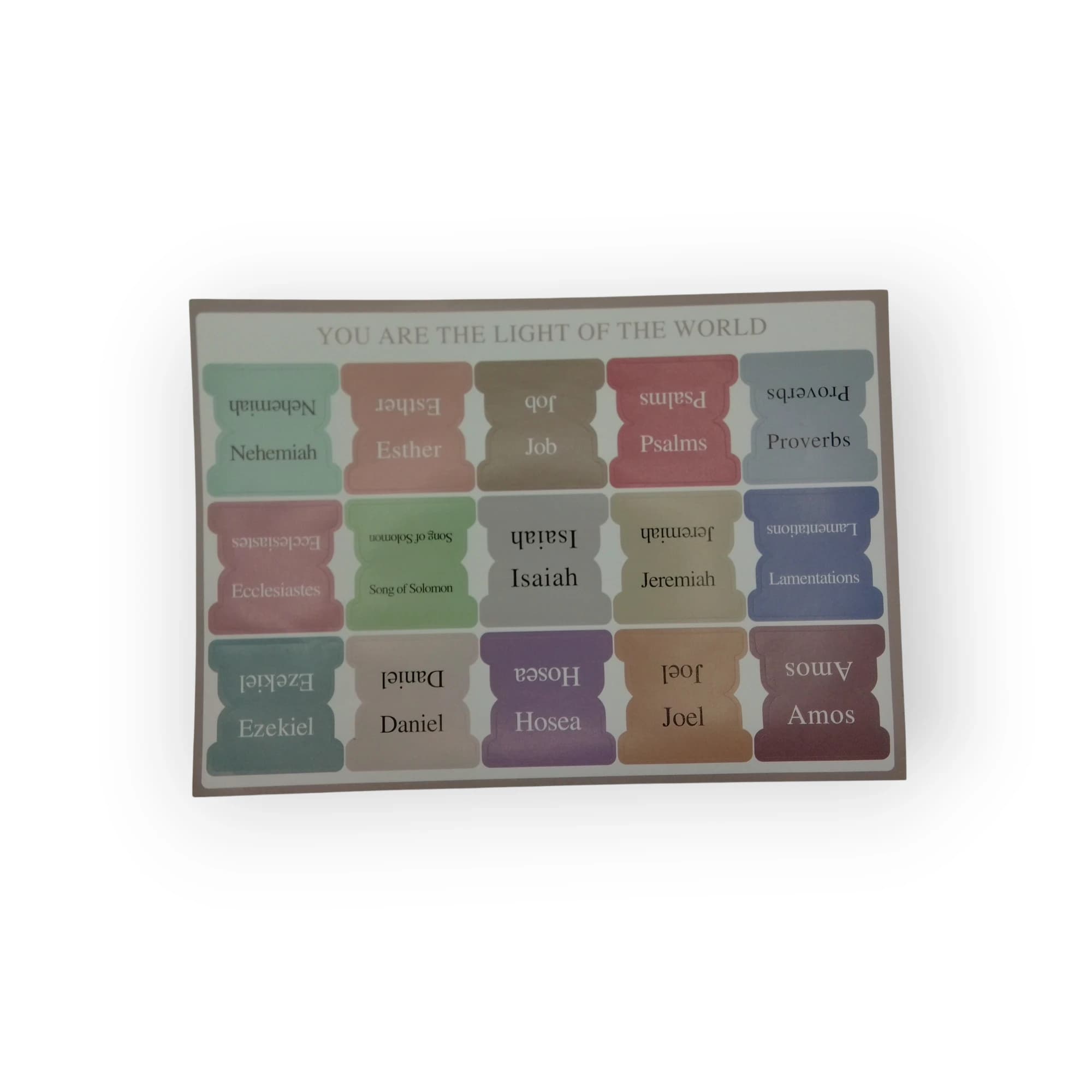 BIBLE STICKER PASTEL