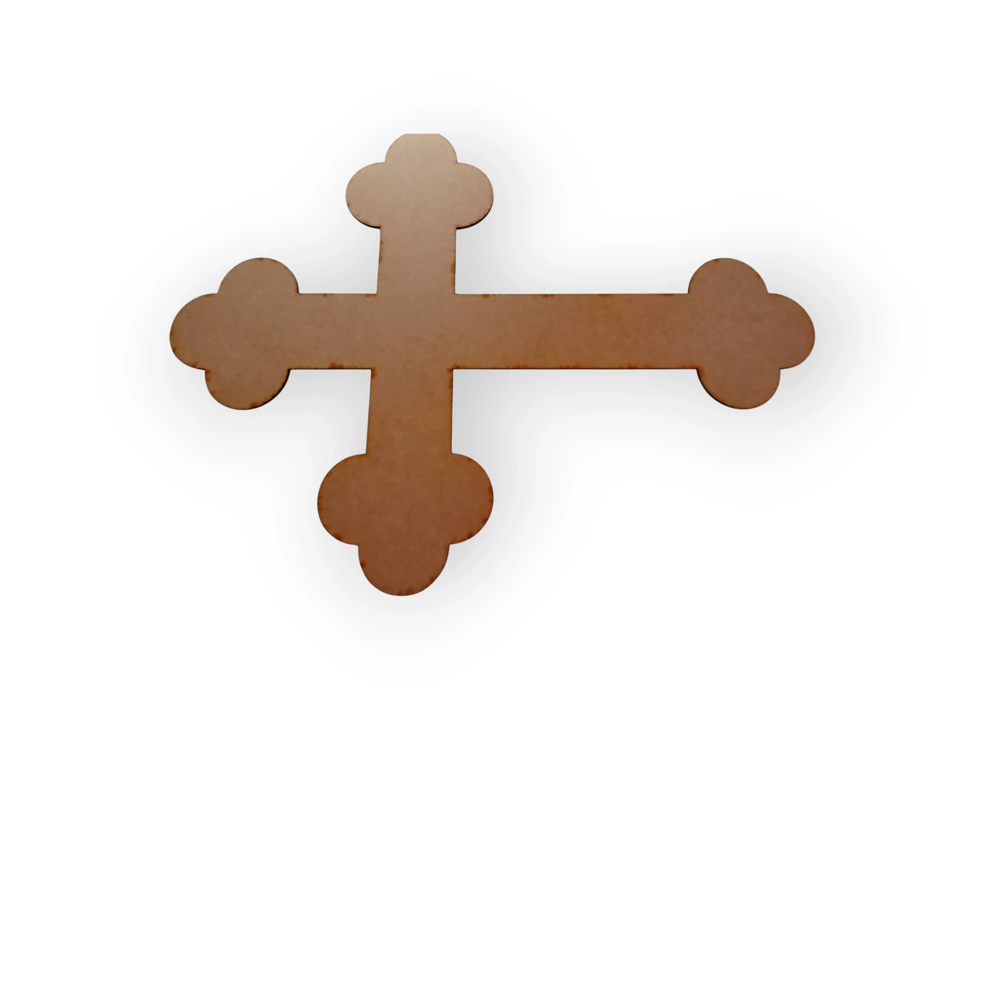 Wood Cross Rounded Ends