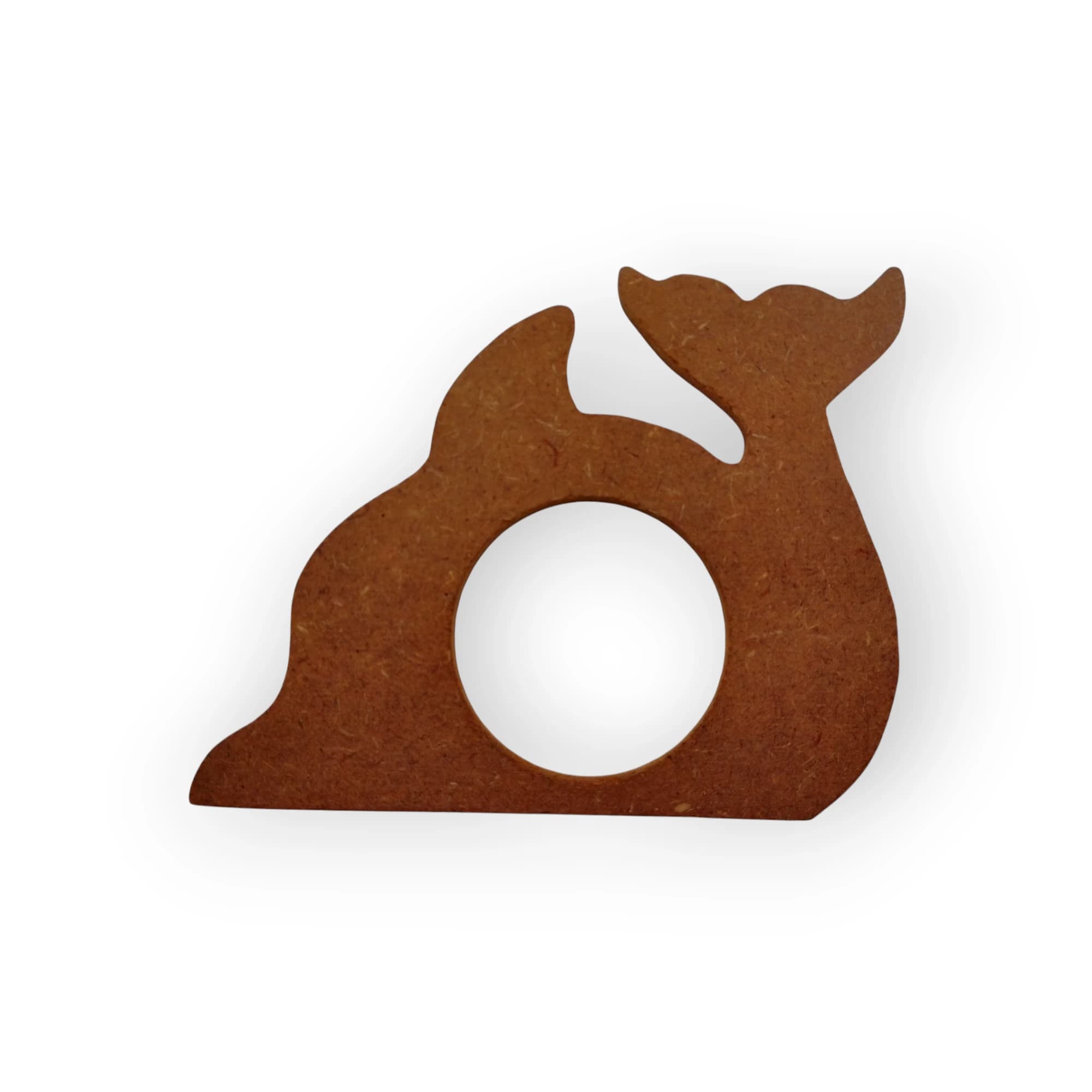 Wood Whale With Hole