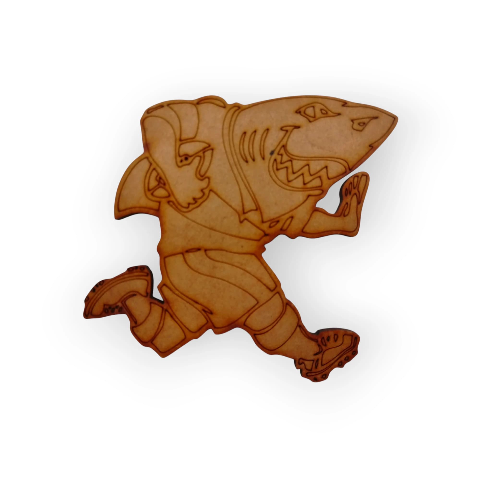 Wood Shark Sign