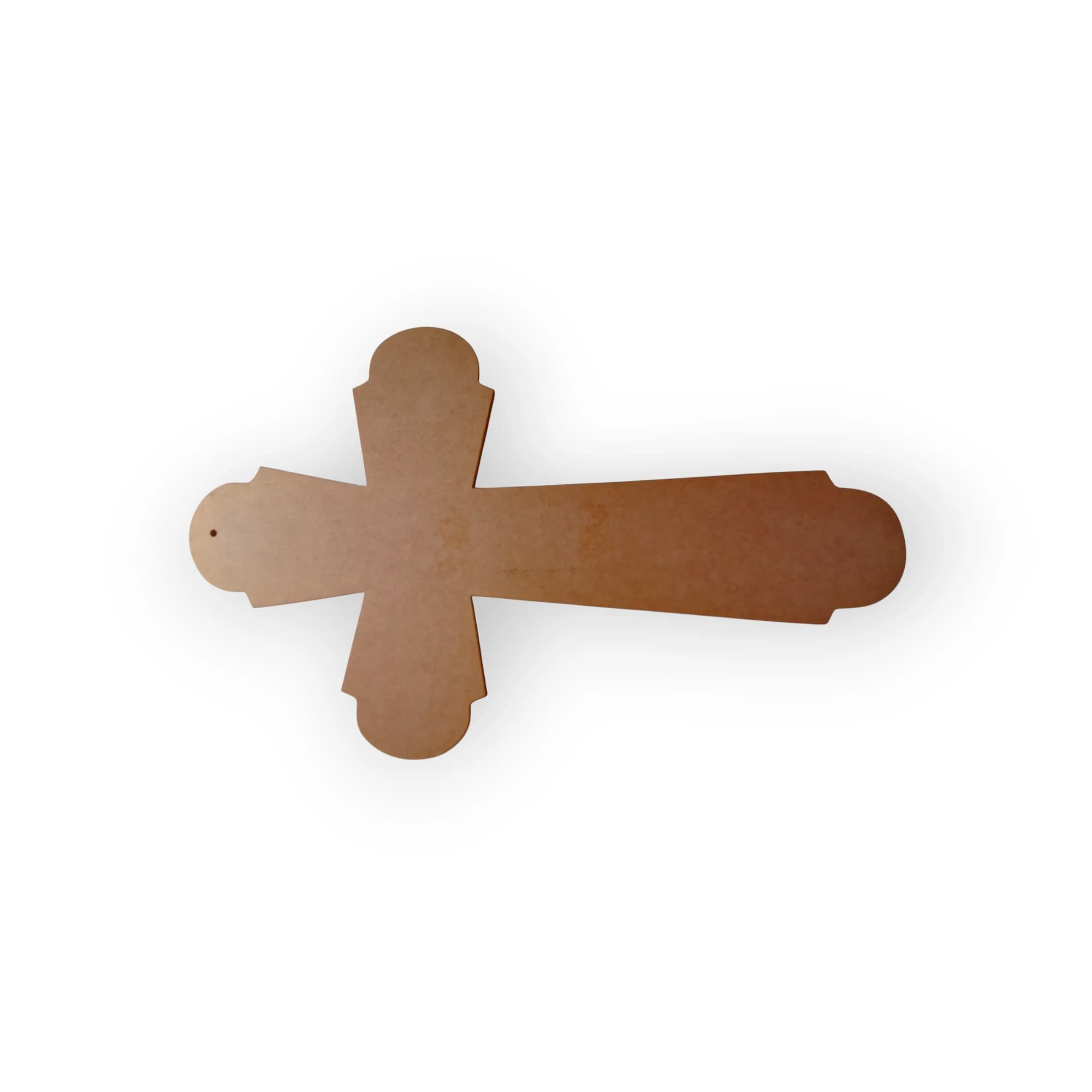 WOOD CROSS ROUNDED ENDS