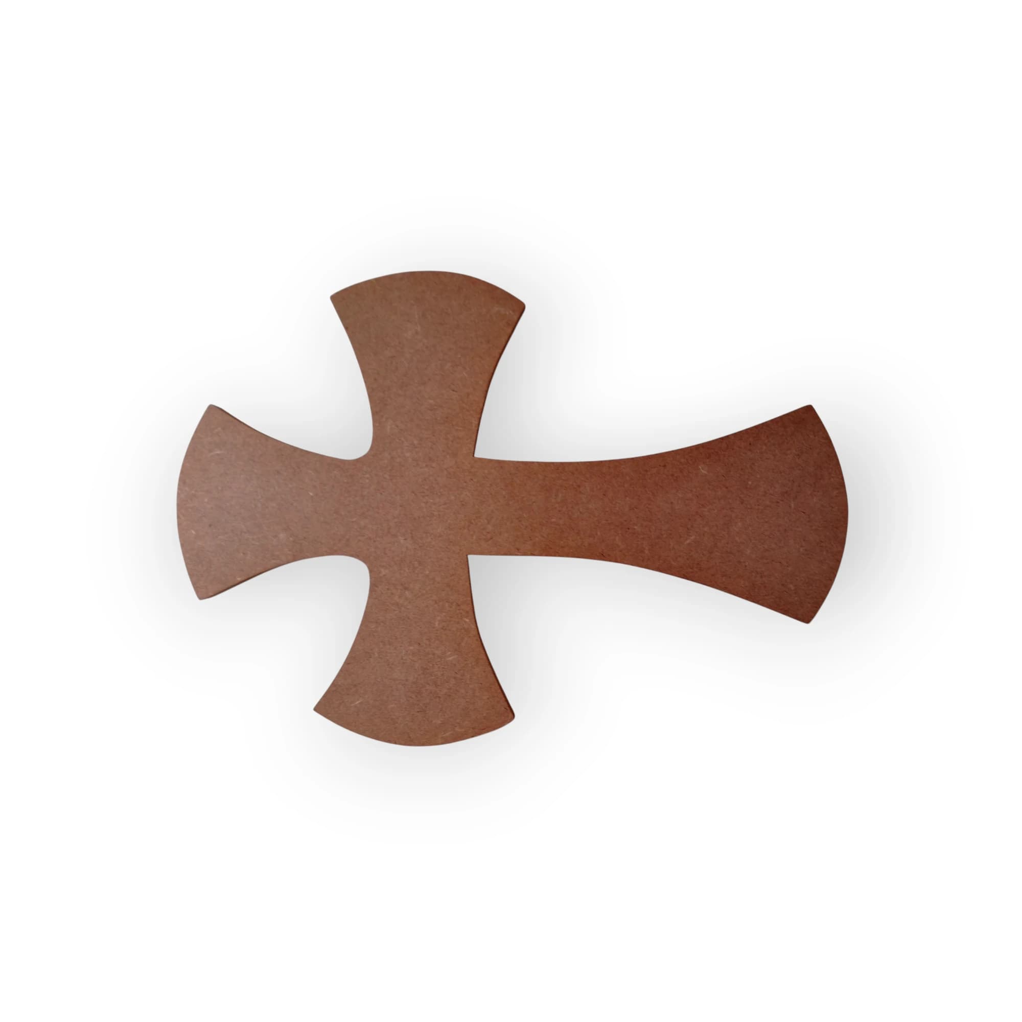 WOOD CROSS ROUNDED