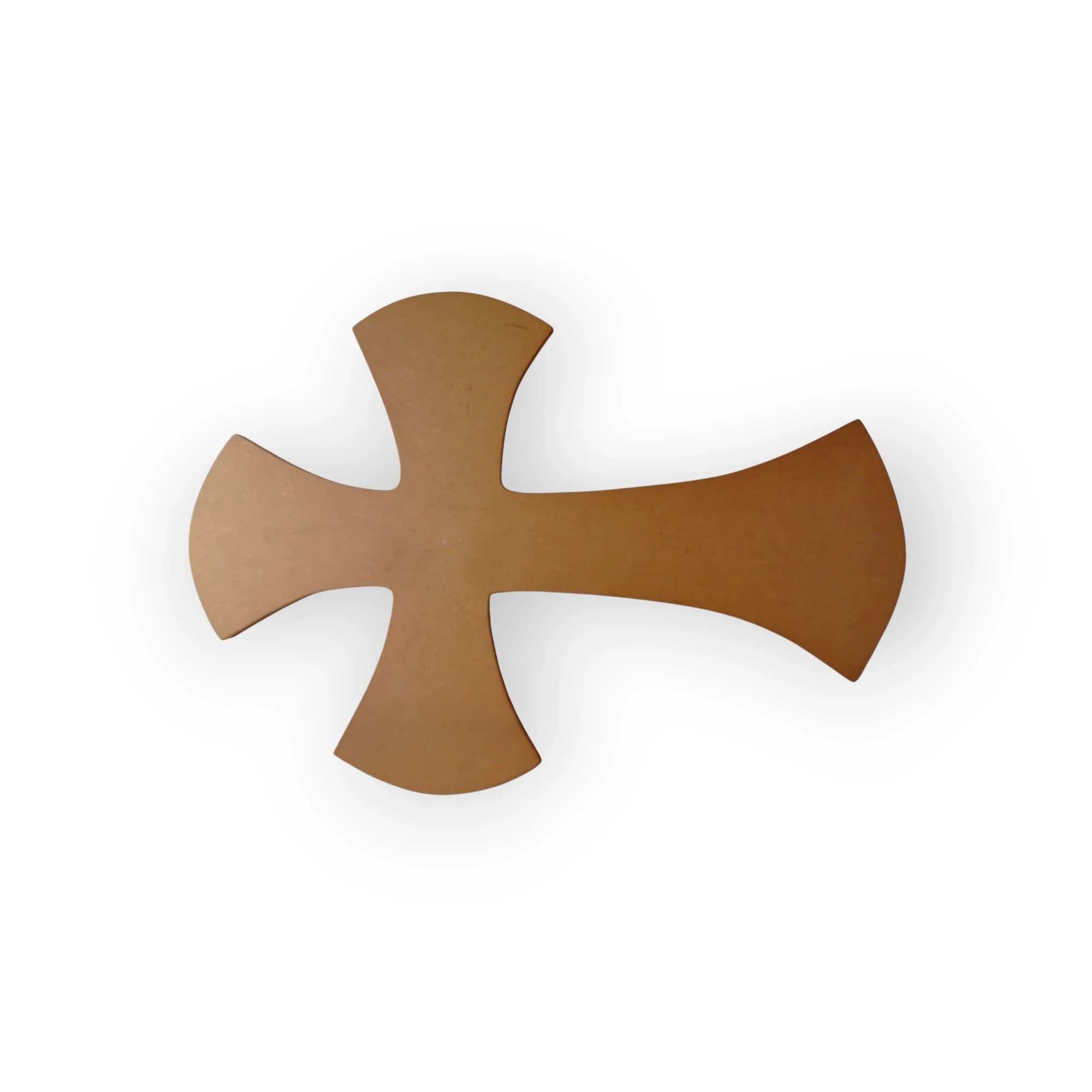 WOOD CROSS ROUNDED