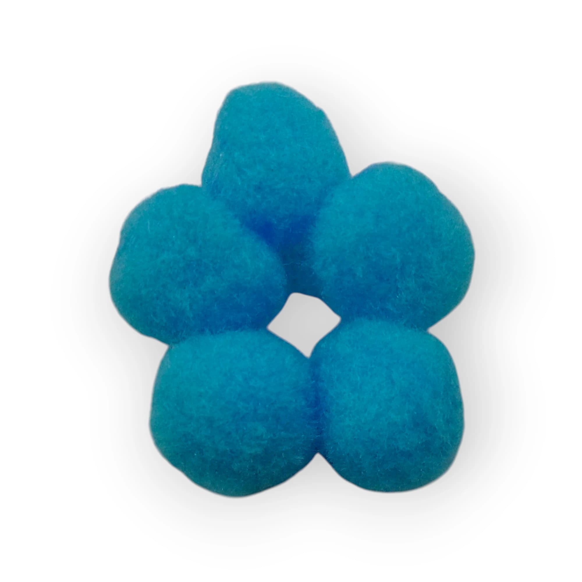 Pompom Blue Medium