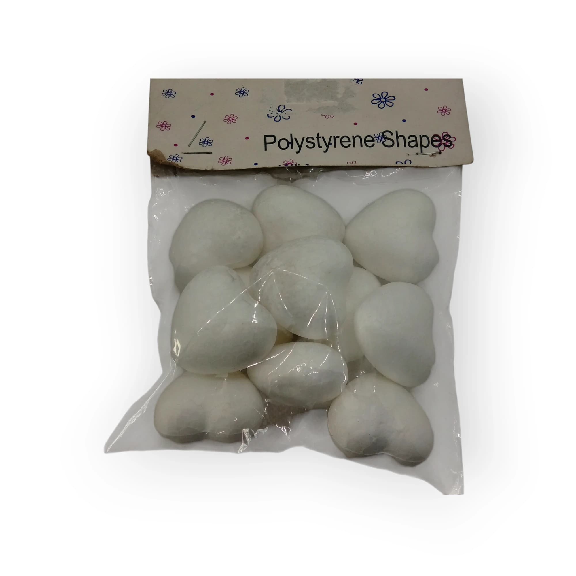 Polystyrene Heart Packet