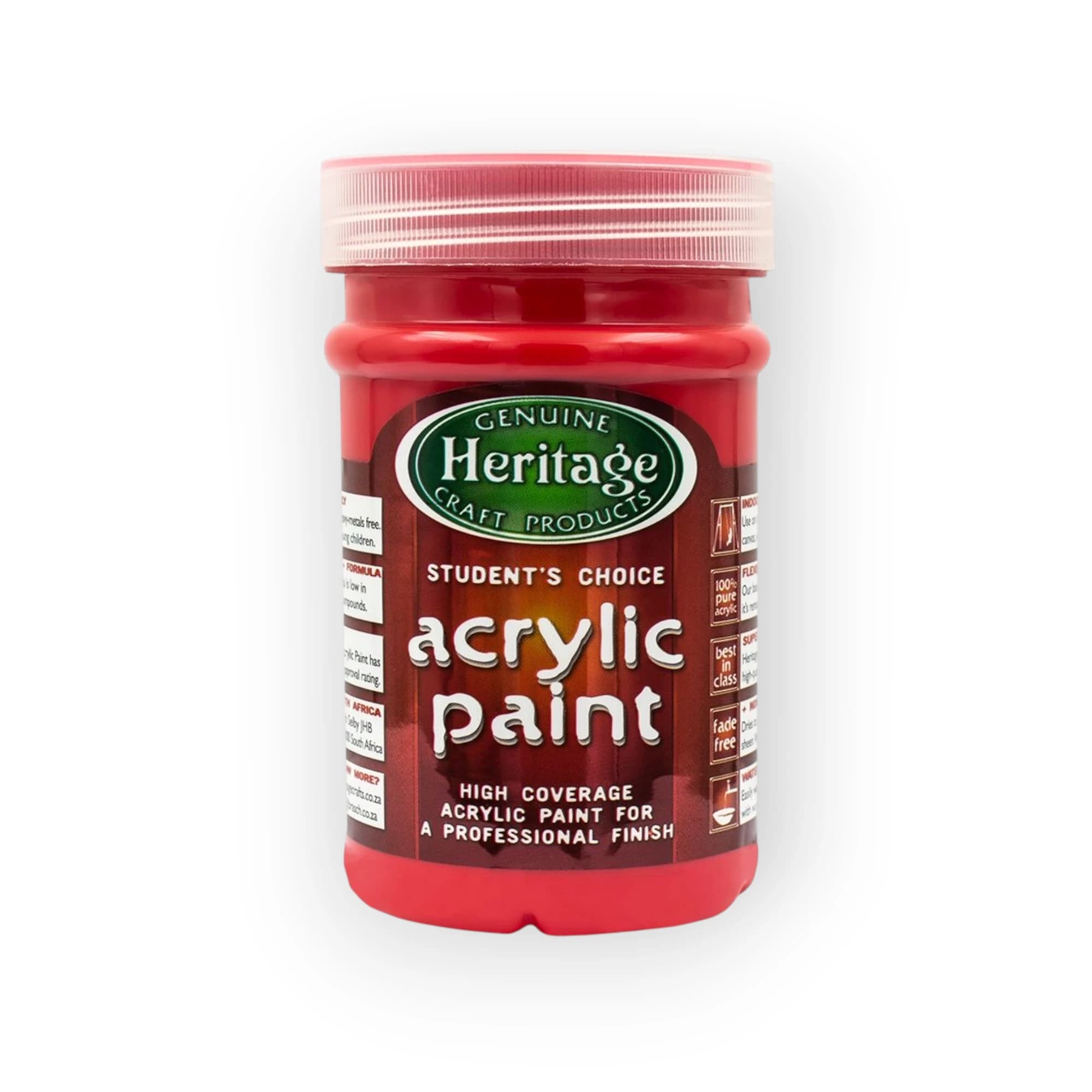 Heritage Acrylic Paint (Red) 250ml